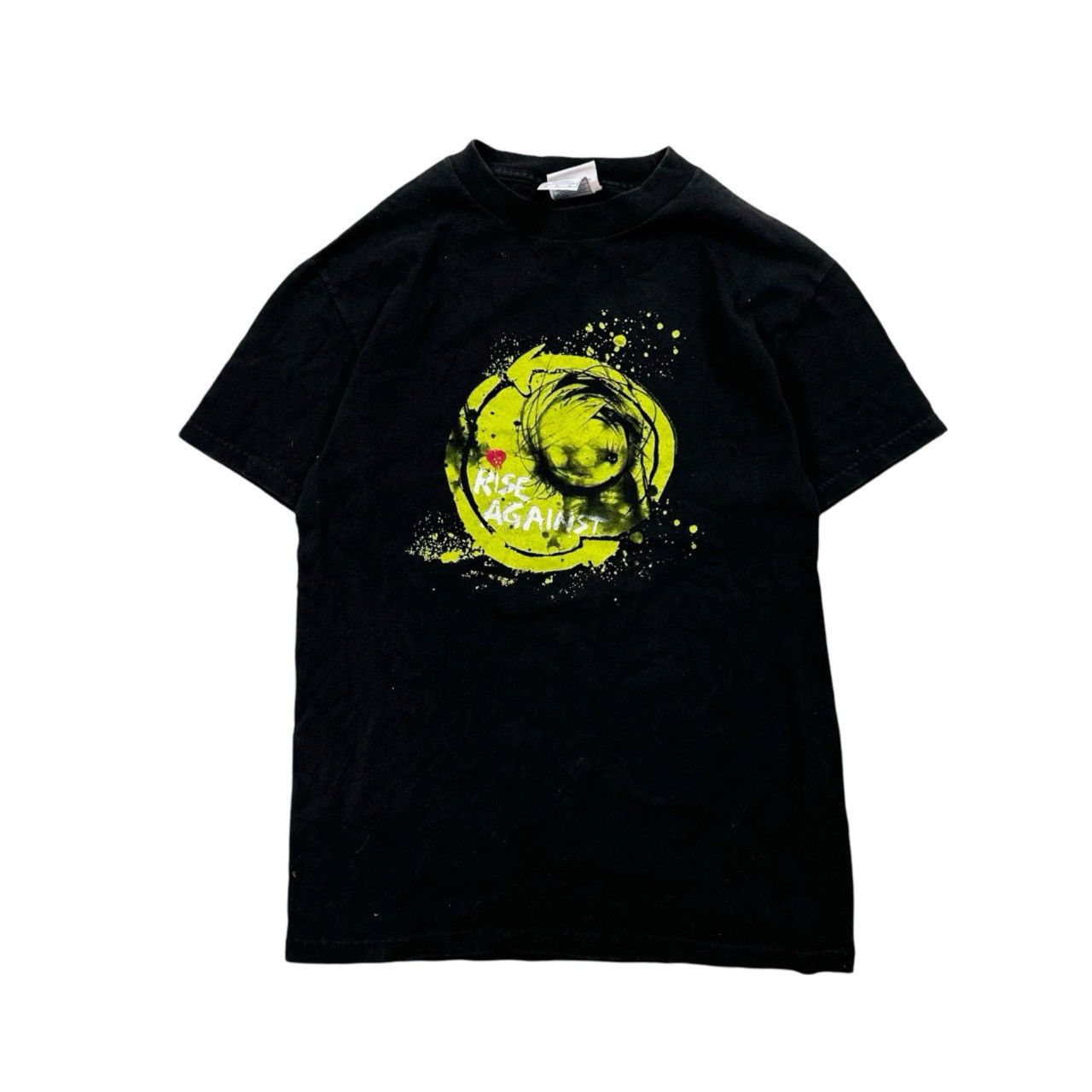 Vintage Vintage 00s Rise Against Big Print Graphic T Shirt Size US S / EU 44-46 / 1 - 1 Thumbnail