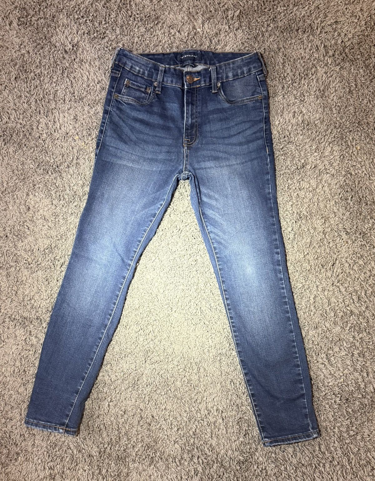 Aeropostale Aeropostale High Rise Jeans Women’s Size 8 Blue Stretch Size 30" / US 8 / IT 44 - 2 Thumbnail