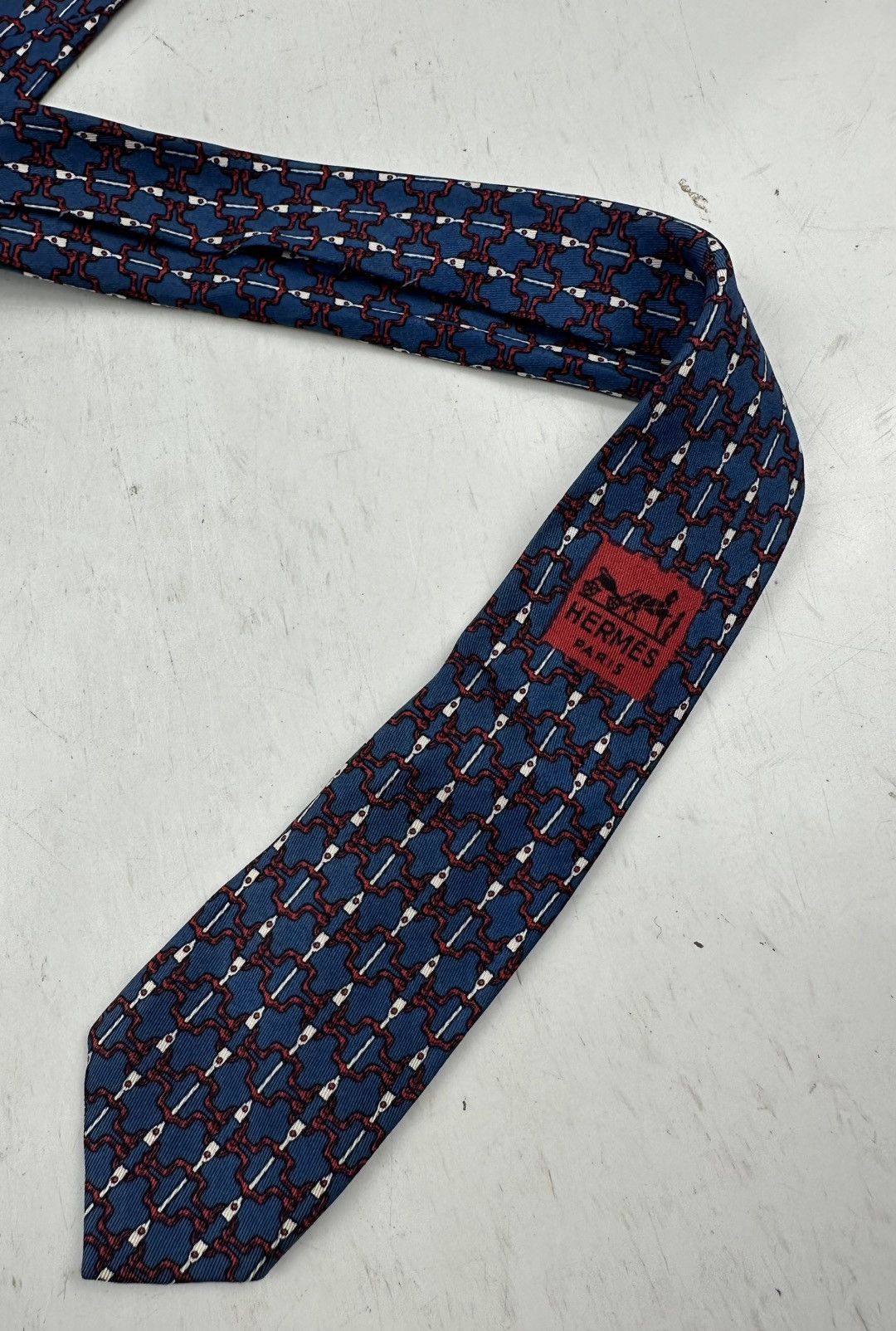 Hermes HERMES TIE - TC 48 Size ONE SIZE - 3 Thumbnail