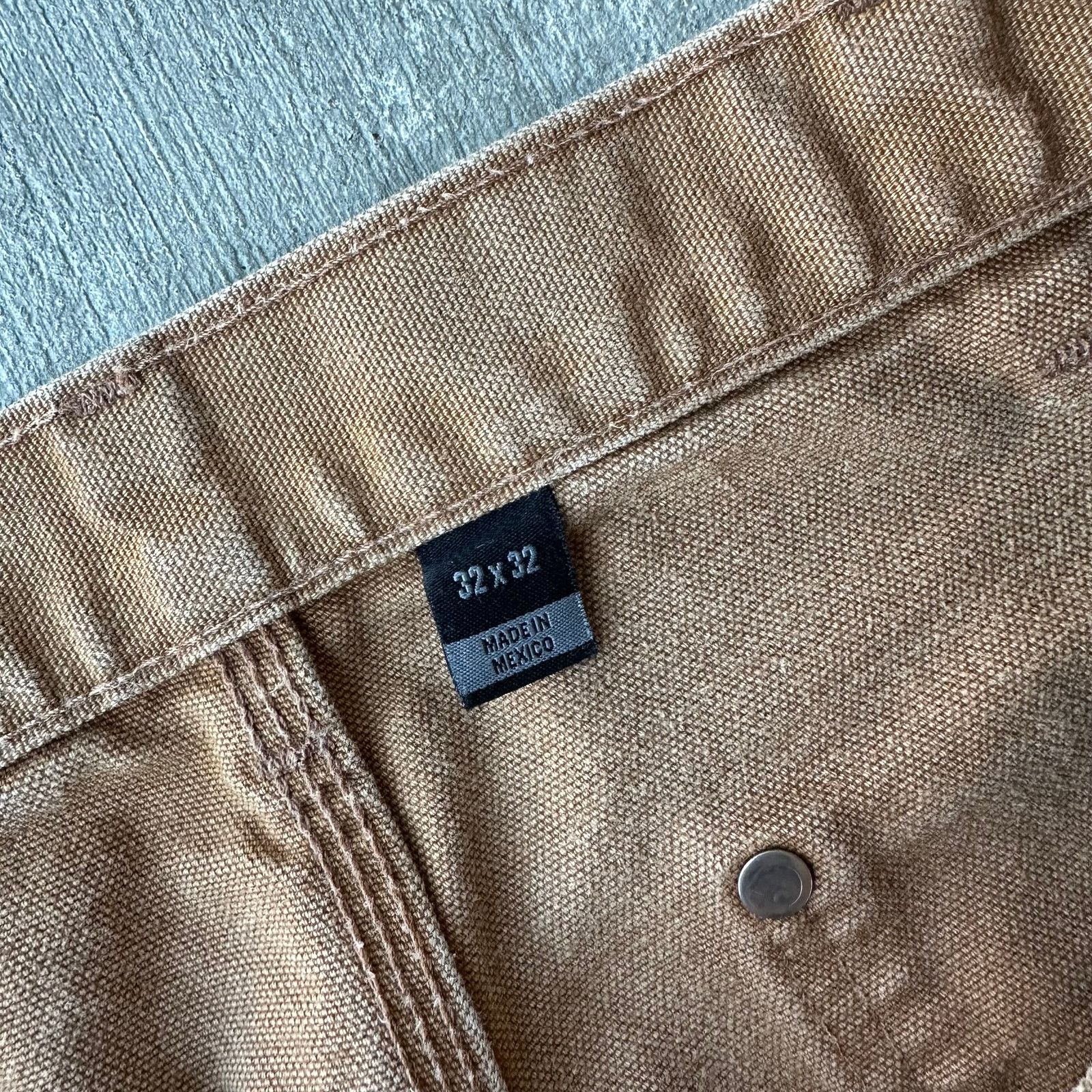 Carhartt × Vintage Carhartt brown double knee work wear carpenter pants Size US 32 / EU 48 - 8 Thumbnail