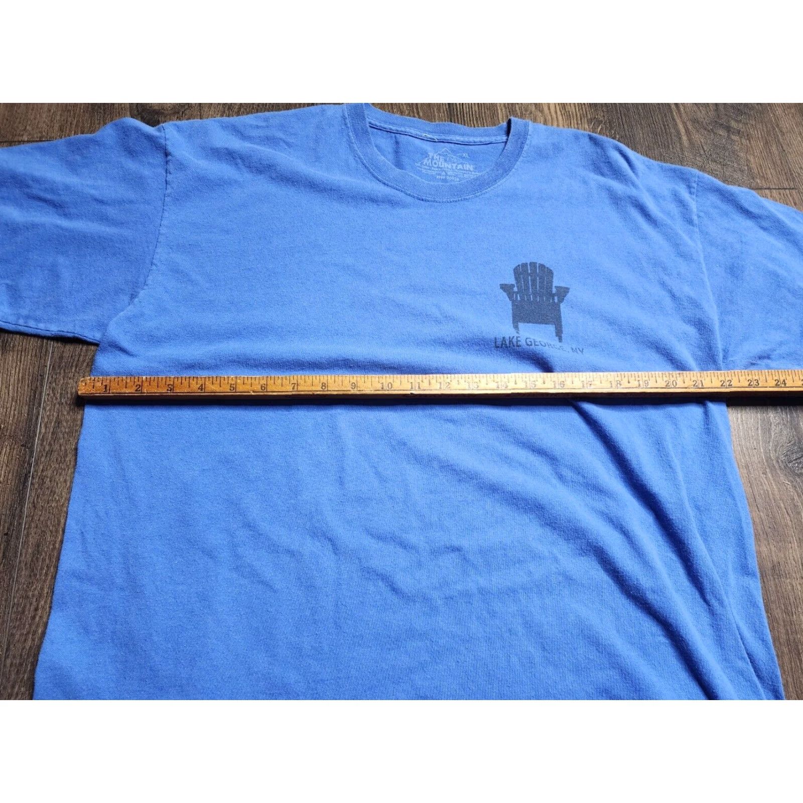 The Mountain VINTAGE The Mountain Lake George NY Double Sided Travel Souvenir T Shirt Mens XL Crew Neck Blue Cotton 2-Sided Outdoor 90s? Size US XL / EU 56 / 4 - 3 Thumbnail