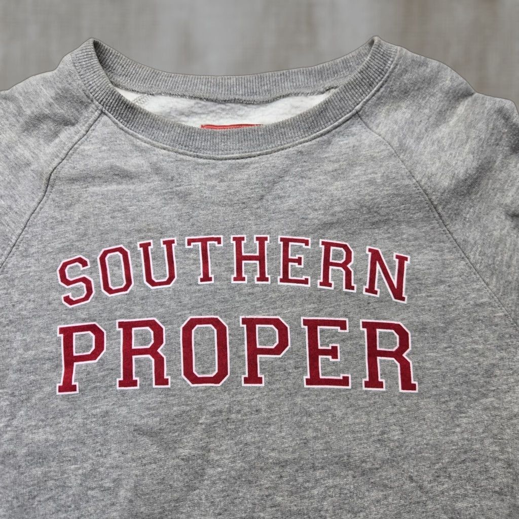 Southern Proper VINTAGE Southern Proper Gray Pullover Sweater Women's Size S Crew Neck Acrylic Long Sleeve Fall Winter Women Size S / US 4 / IT 40 - 1 Thumbnail