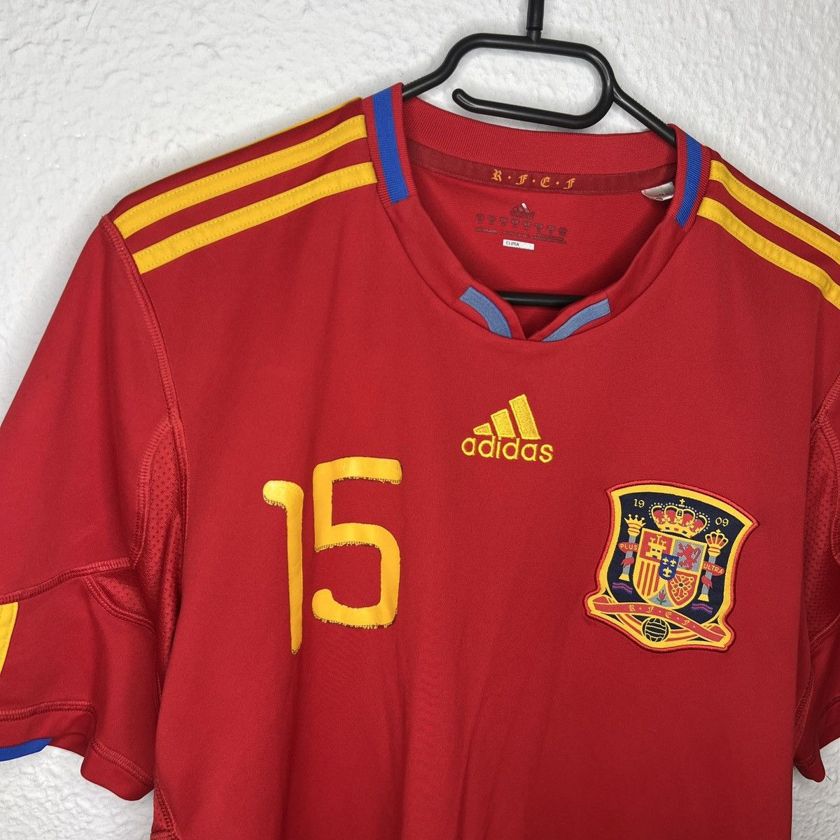 Adidas Adidas Spain Home Hit Ramos 15 2009/2010 Red World Champions Size US M / EU 48-50 / 2 - 4 Thumbnail