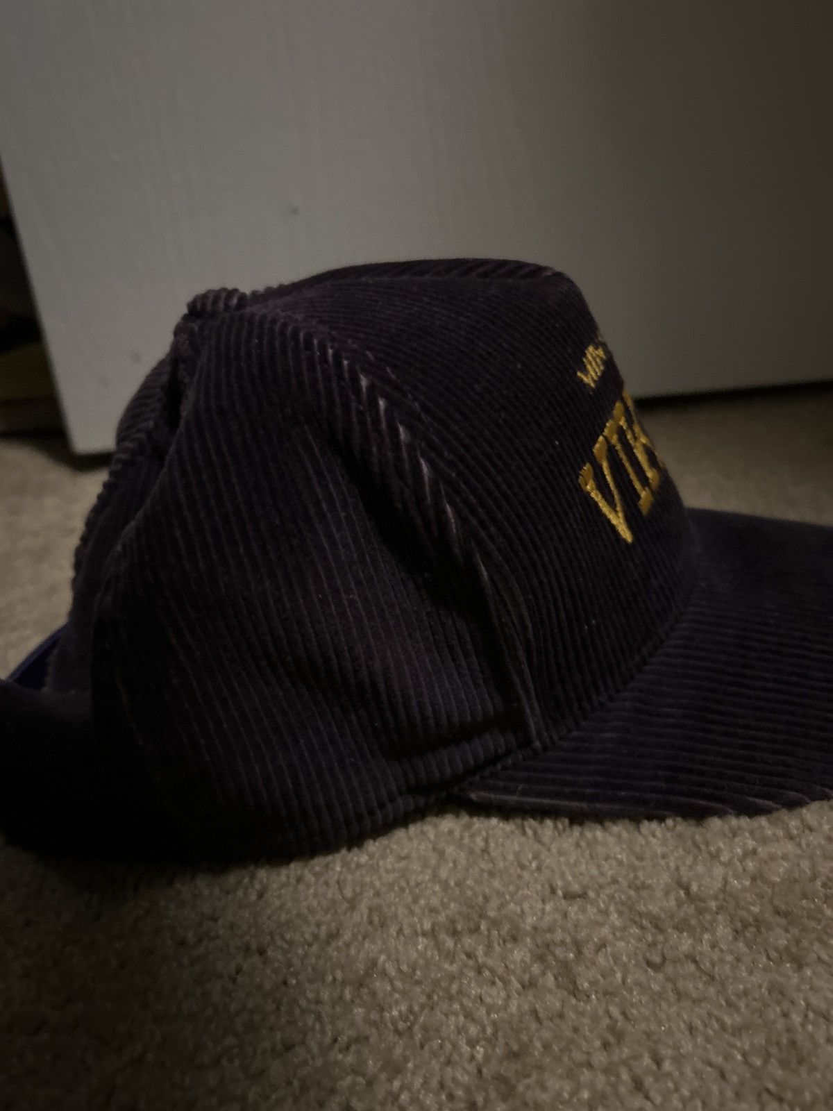 Vintage Vintage Corduroy Minnesota Vikings Snapback Size ONE SIZE - 3 Thumbnail