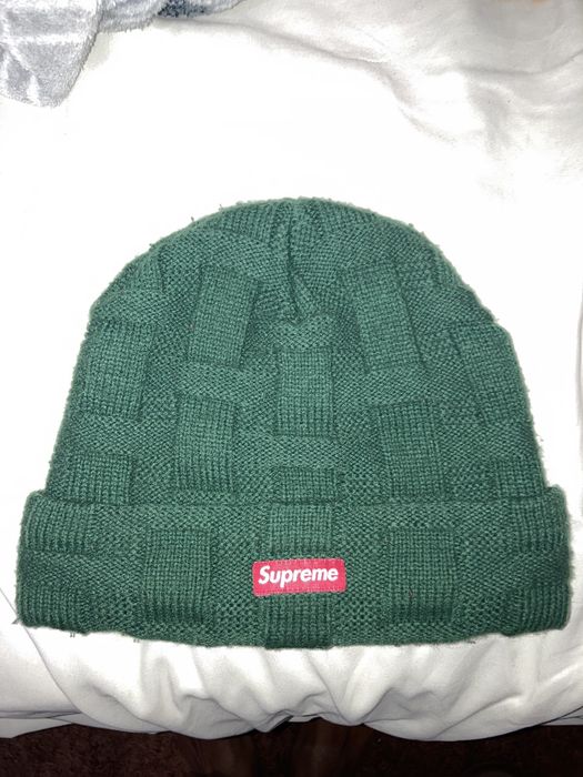 Supreme Supreme Basket Weave Beanie | Grailed