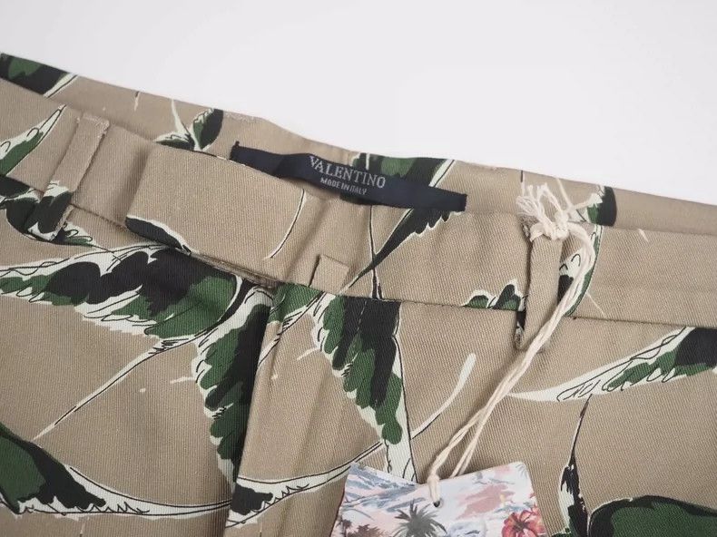 Valentino Valentino size US 48 FW16 Albatross printed khaki pants 25 Size US 32 / EU 48 - 5 Thumbnail