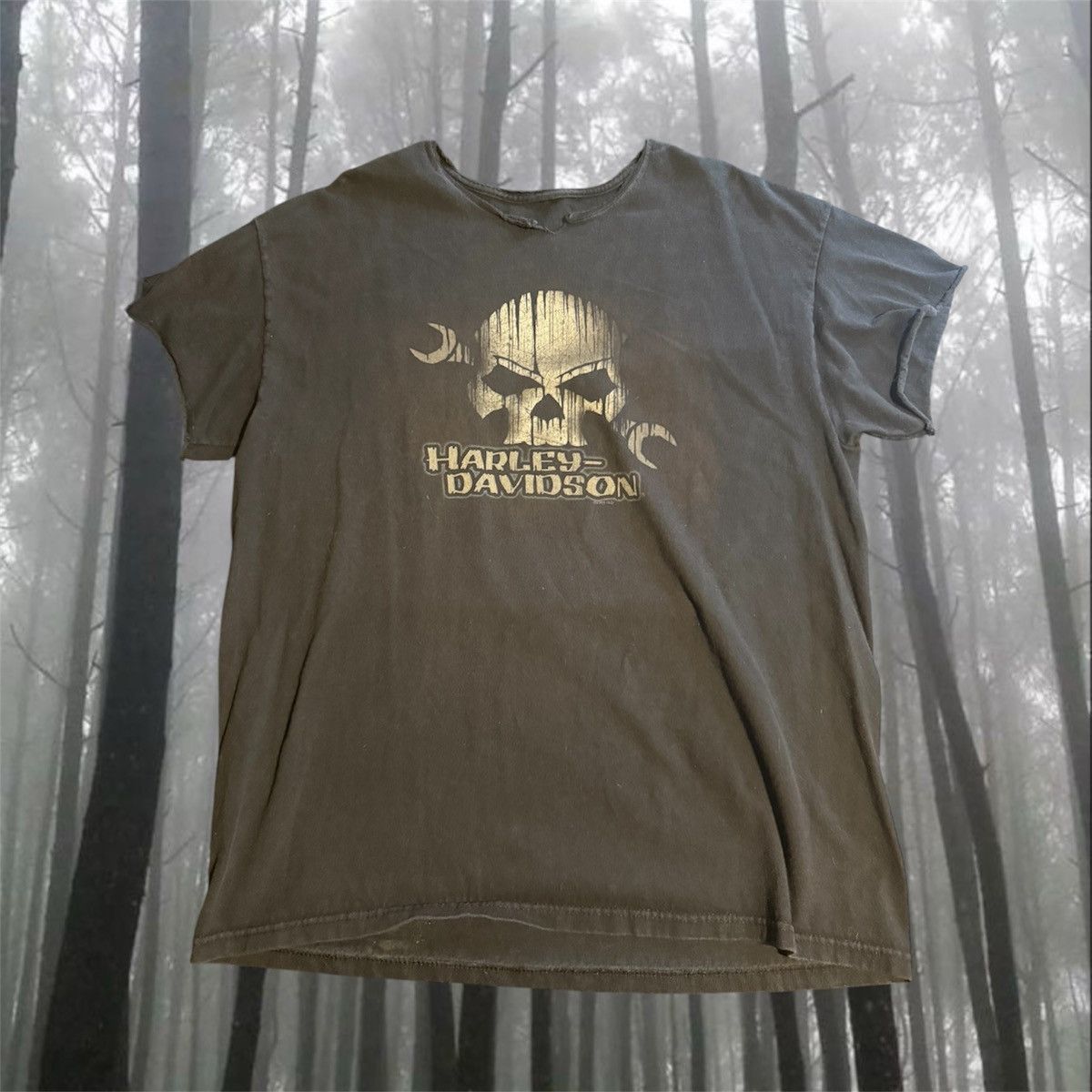 Harley Davidson harley davidson skull vintage distressed tee Size US L / EU 52-54 / 3 - 1 Thumbnail