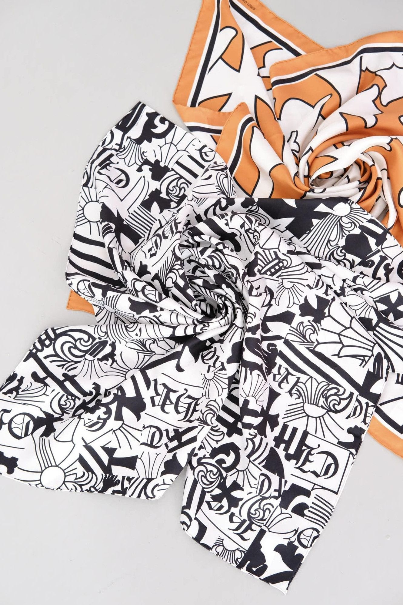 Chrome Hearts Multi-Logo Scarf