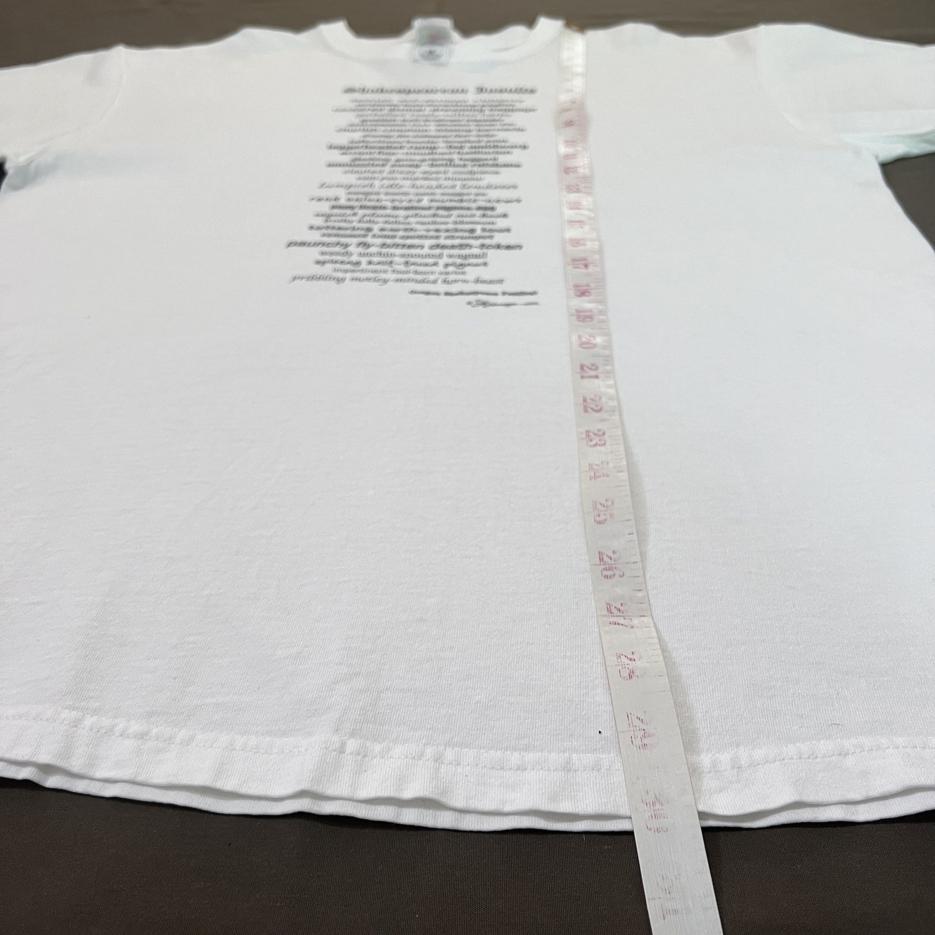 Vintage Vintage Shakespeare Insults Quote Art Tee XL Size US XL / EU 56 / 4 - 7 Thumbnail