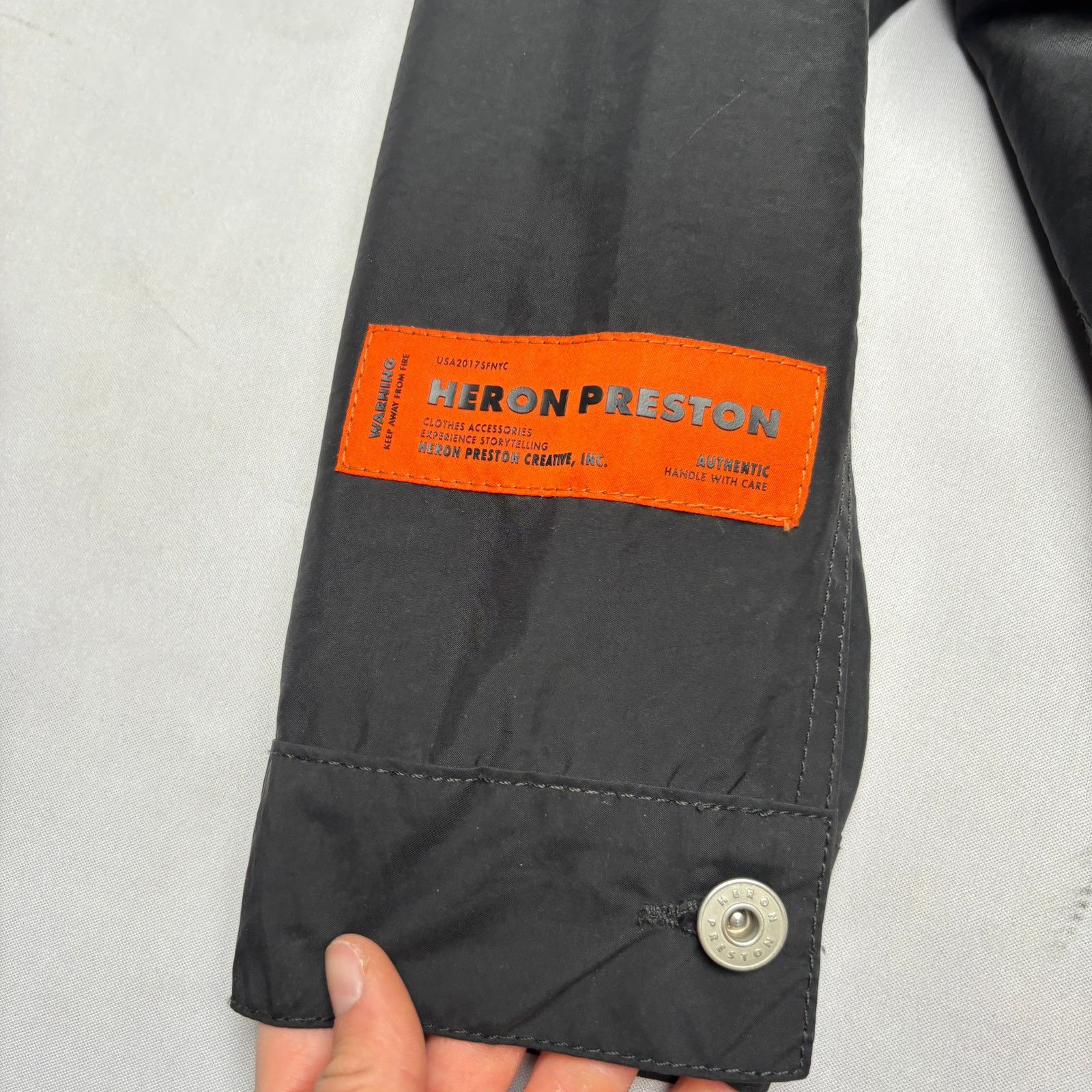 Heron Preston Heron Preston Half and Half Trucker Jacket Men's M Two Tone Size US M / EU 48-50 / 2 - 5 Thumbnail