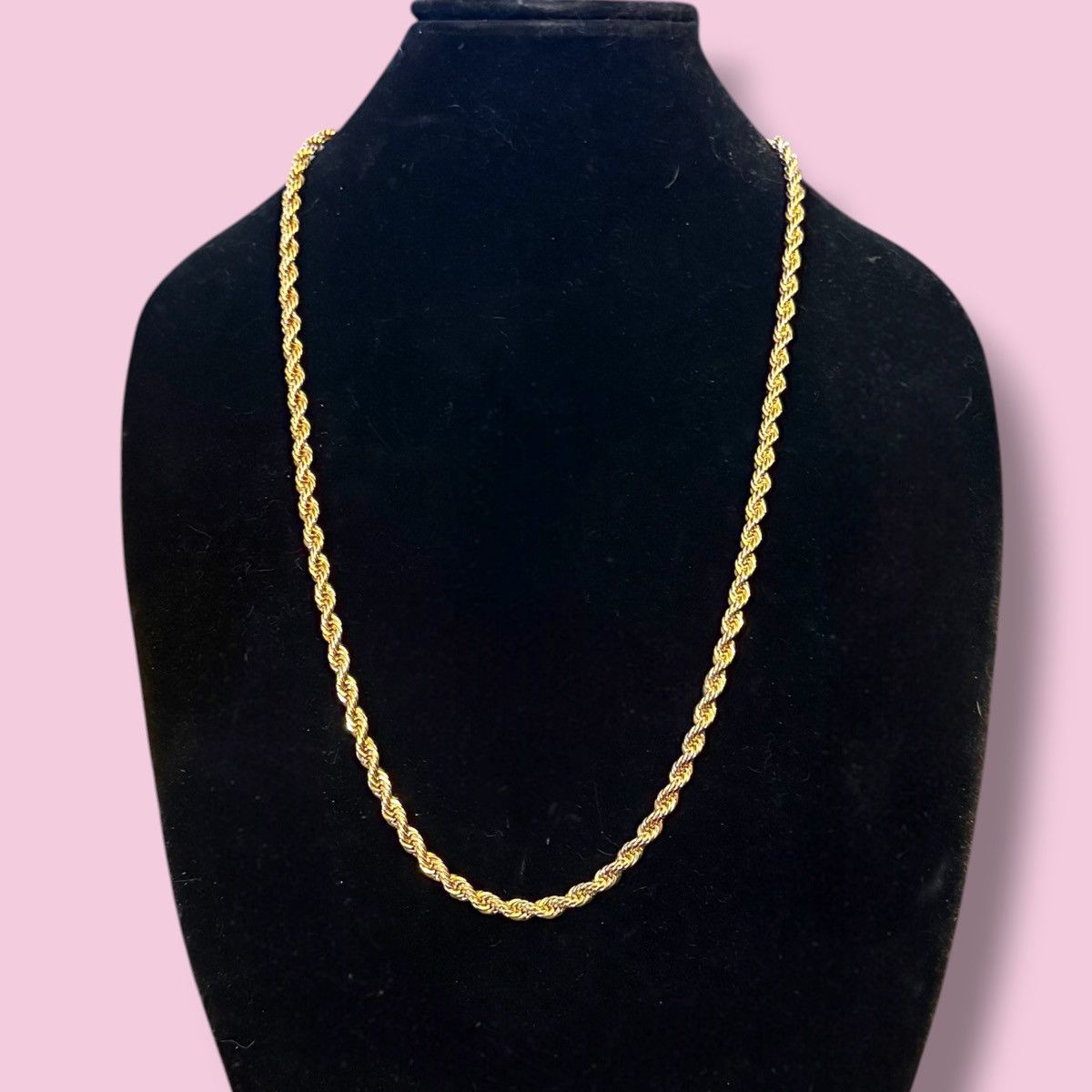 Other Gold tone thick rope chain necklace Size ONE SIZE - 1 Thumbnail