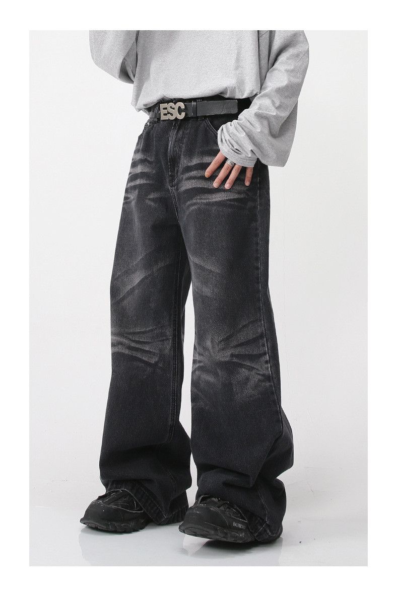Japanese Brand Casual loose wide-leg Japanese retro jeans Size US 32 / EU 48 - 3 Thumbnail