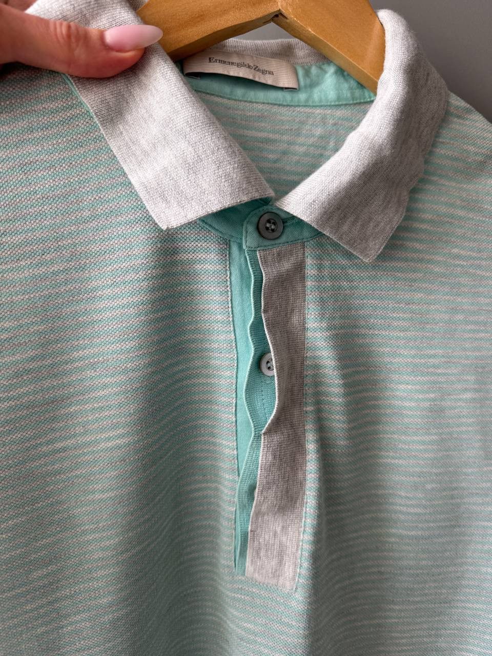 Ermenegildo Zegna × Z Zegna 🇮🇹 Vintage Z Zegna Ermenegildo Zegna Polo T-Shirt Rare Retro Size US XL / EU 56 / 4 - 6 Thumbnail