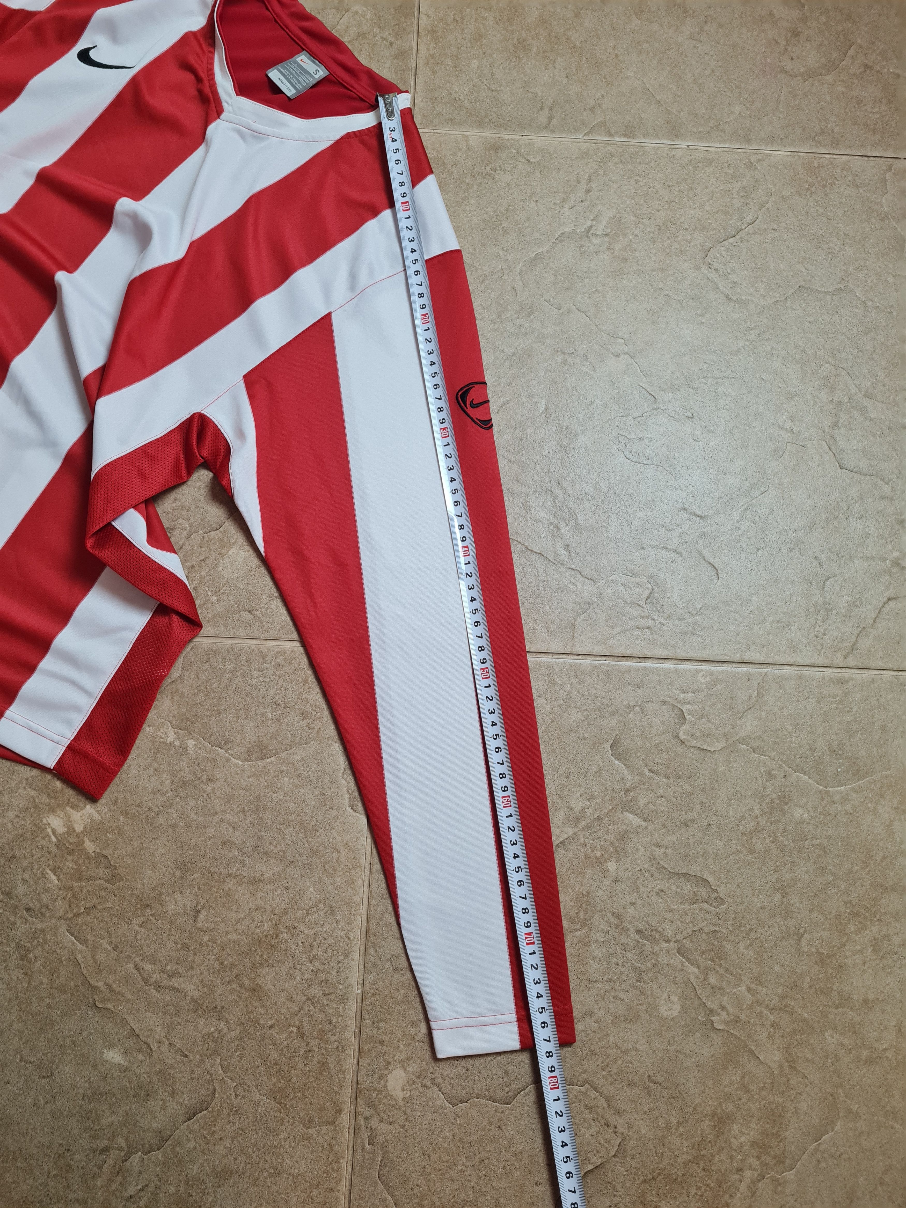 Nike Nike Striped Division Football Jersey Long Sleeve Red White Size US S / EU 44-46 / 1 - 7 Thumbnail
