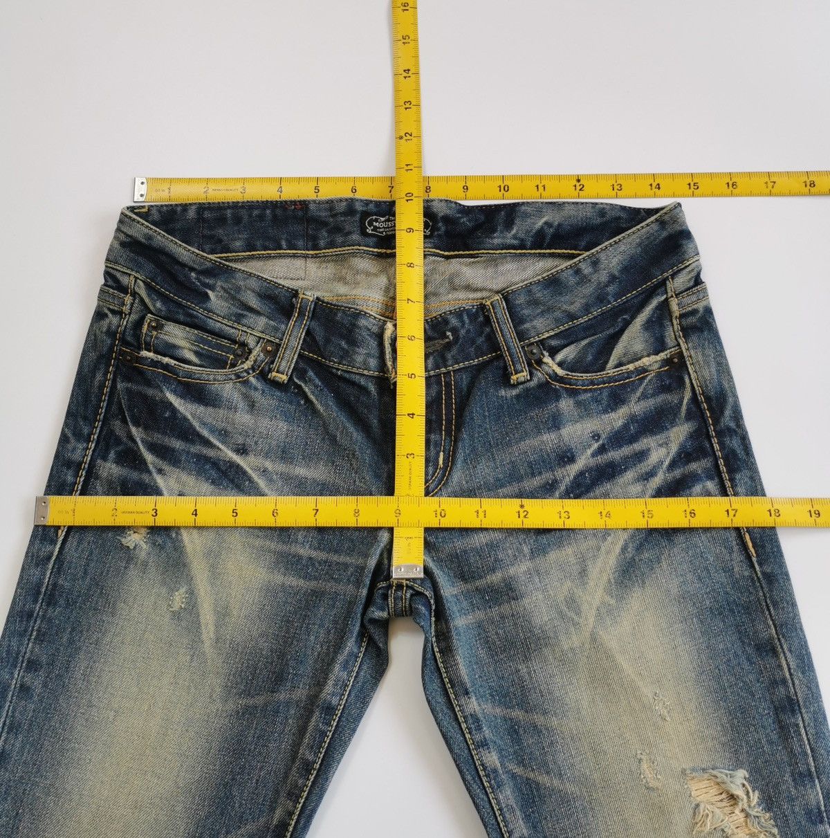 MOUSSY Moussy Japan Flare Bootcut Mud Jeans Size 29" - 8 Thumbnail