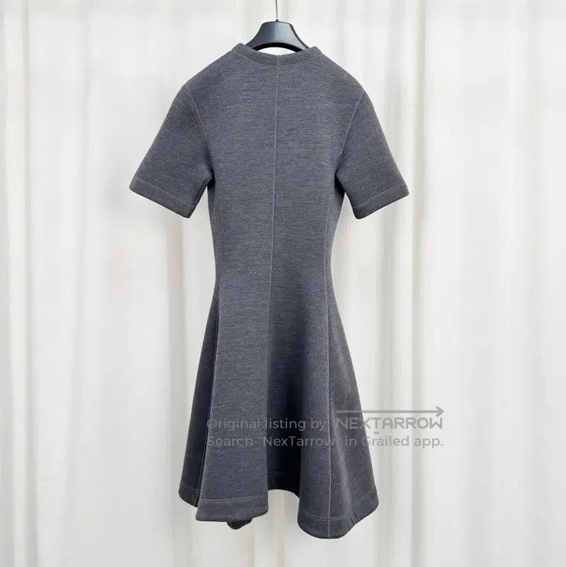 Dior Dior Gray Wool Blend Logo Dress . Size XS / US 0-2 / IT 36-38 - 2 Thumbnail