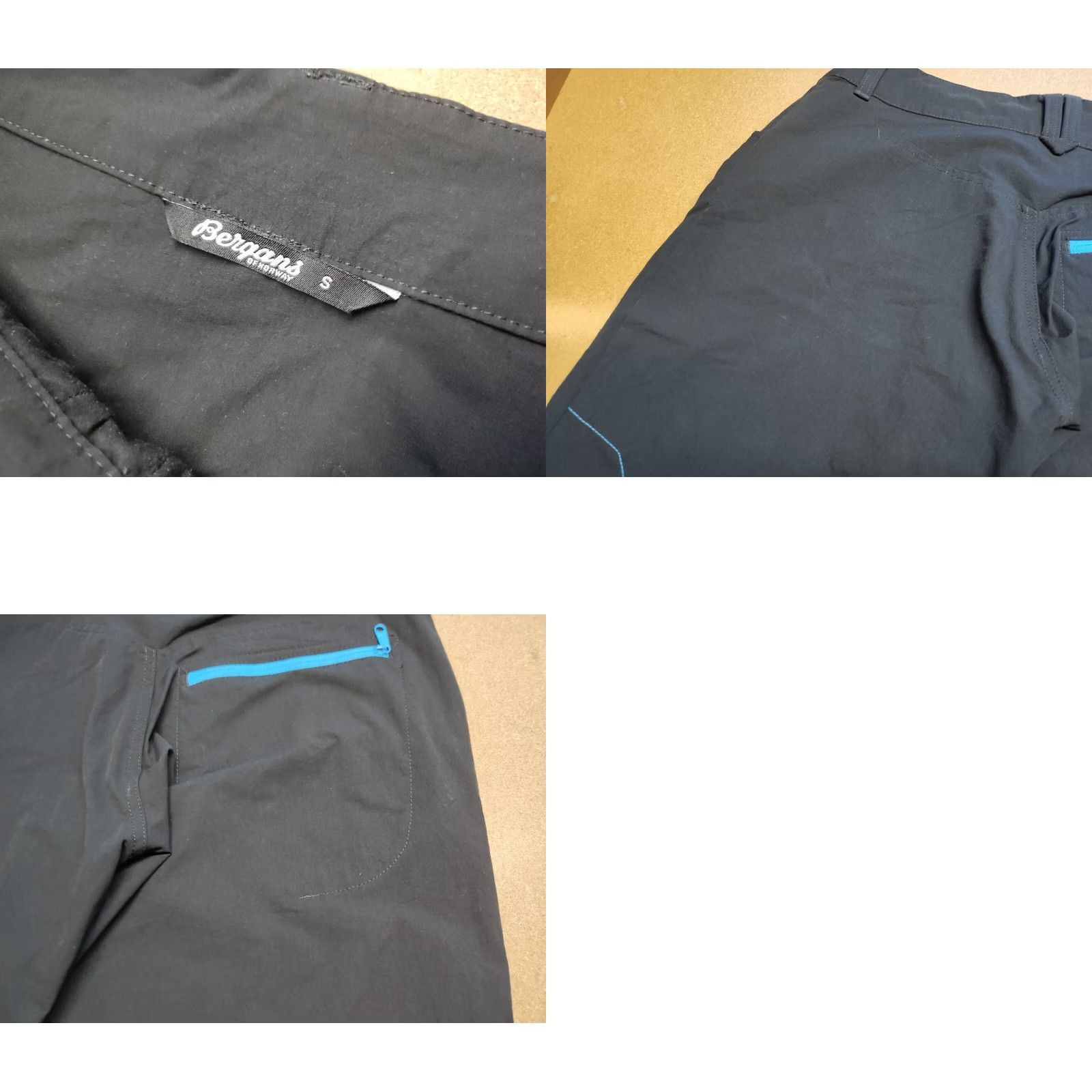 Vintage Bergans UTNE Hiking Shorts Womens Size S Outdoor Black Pockets Zip Small Size 28" / US 6 / IT 42 - 10 Thumbnail