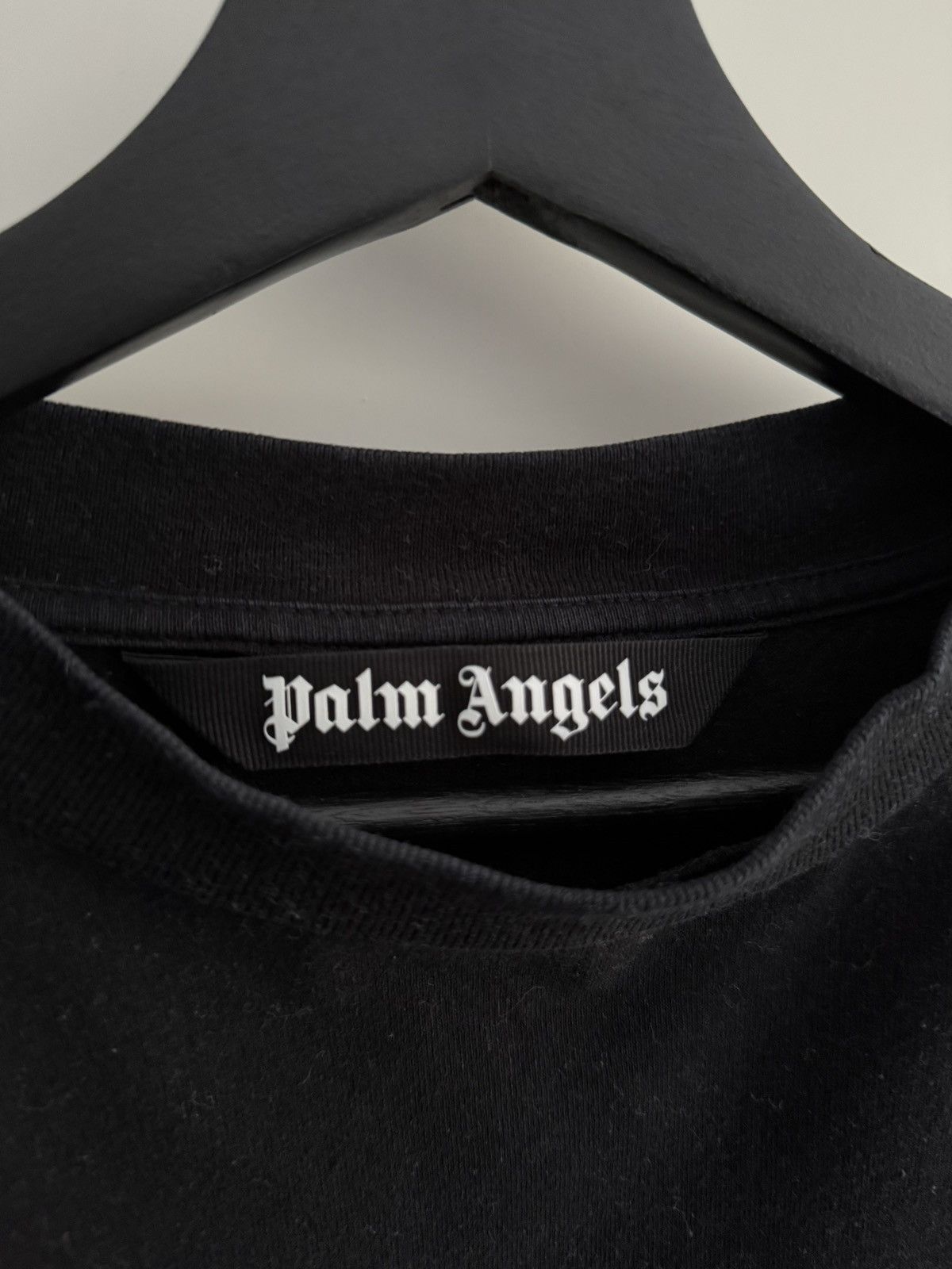 Palm Angels Palm Angels Black Metal Logo Longsleeve T-shirt M Size US M / EU 48-50 / 2 - 10 Thumbnail