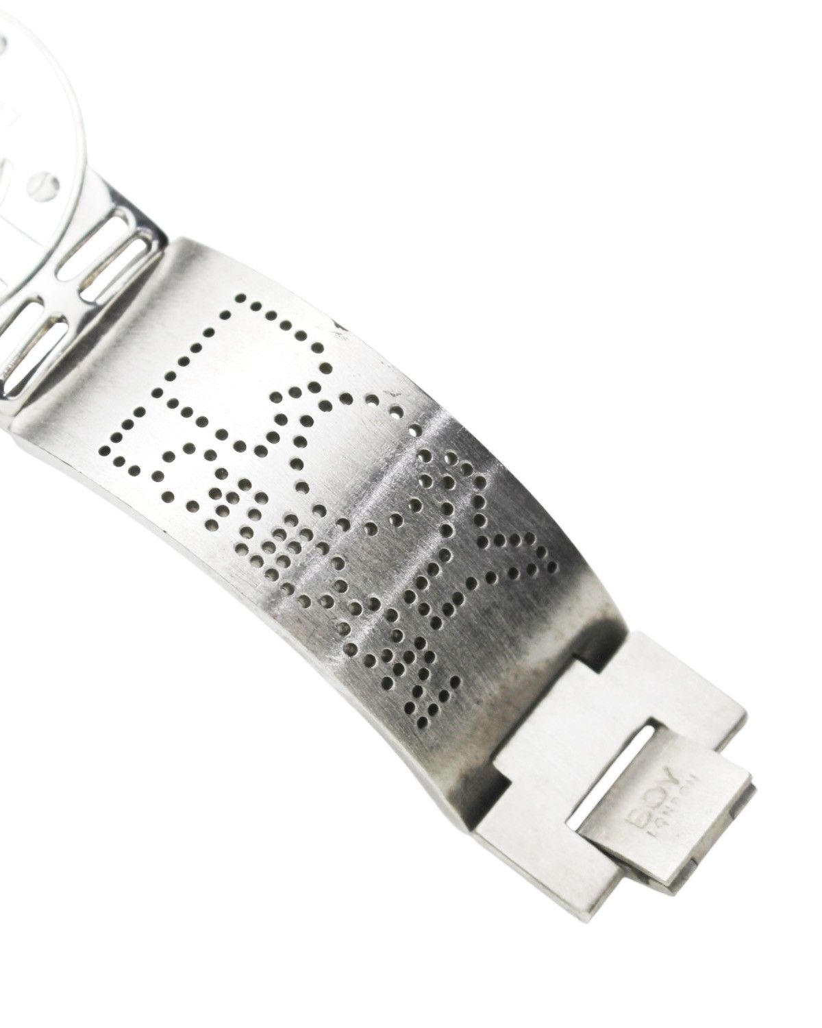 Boy London 2000S BOY LONDON PERFORATED METAL WATCH Size ONE SIZE - 8 Thumbnail