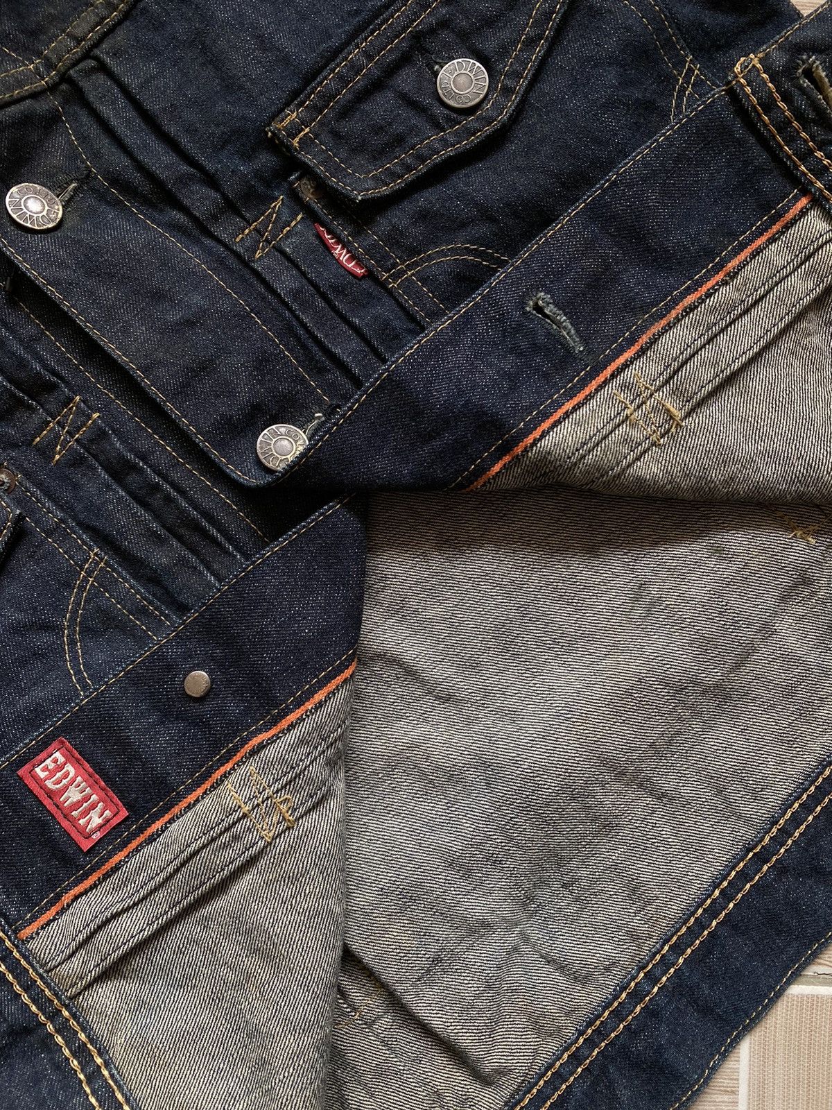 Edwin EDWIN SELVEDGE DENIM TRUCKER TYPE 2 Size US M / EU 48-50 / 2 - 3 Thumbnail