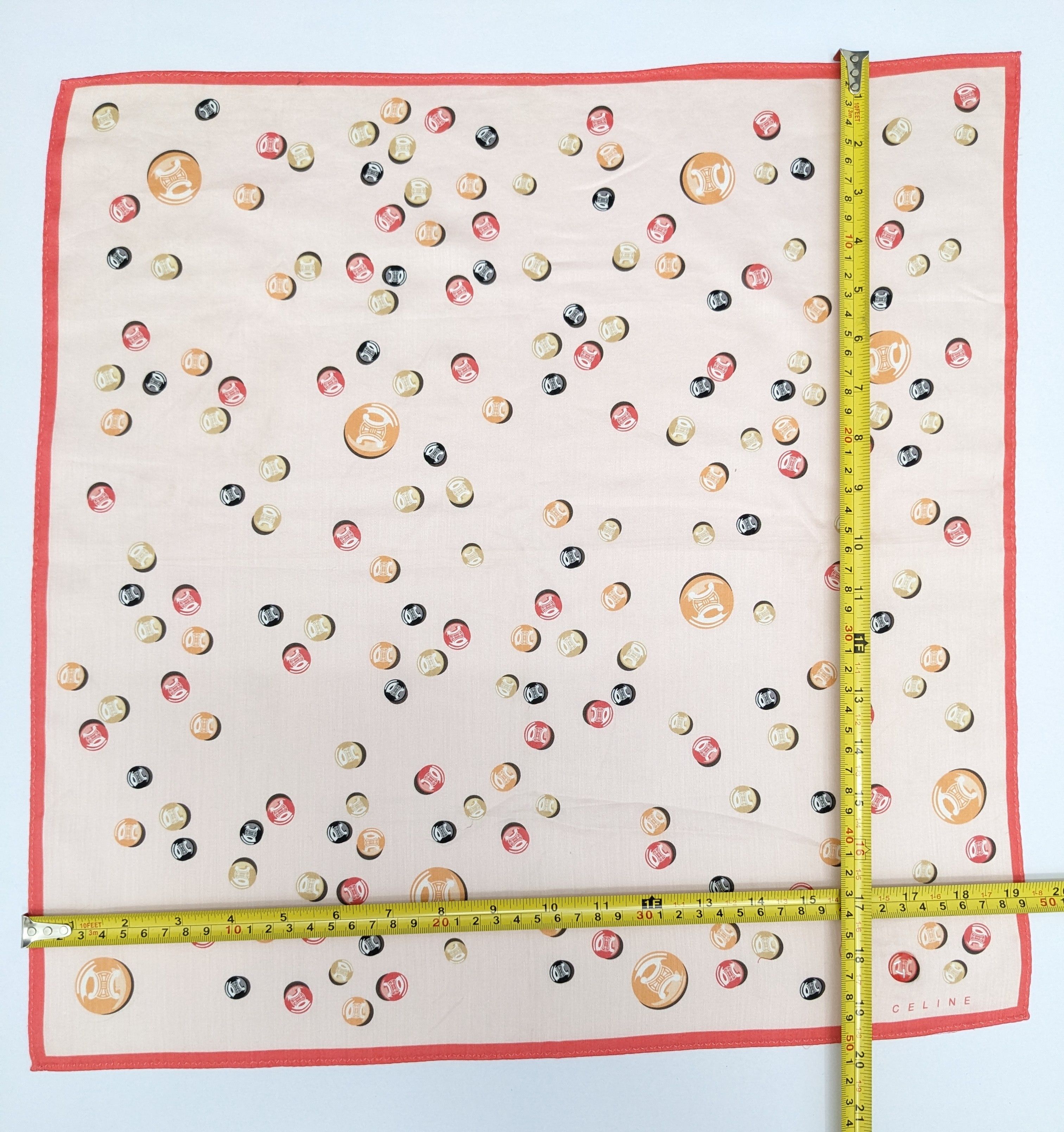 Celine CELINE Vintage Handkerchief Triomphe Macadam Size ONE SIZE - 4 Thumbnail