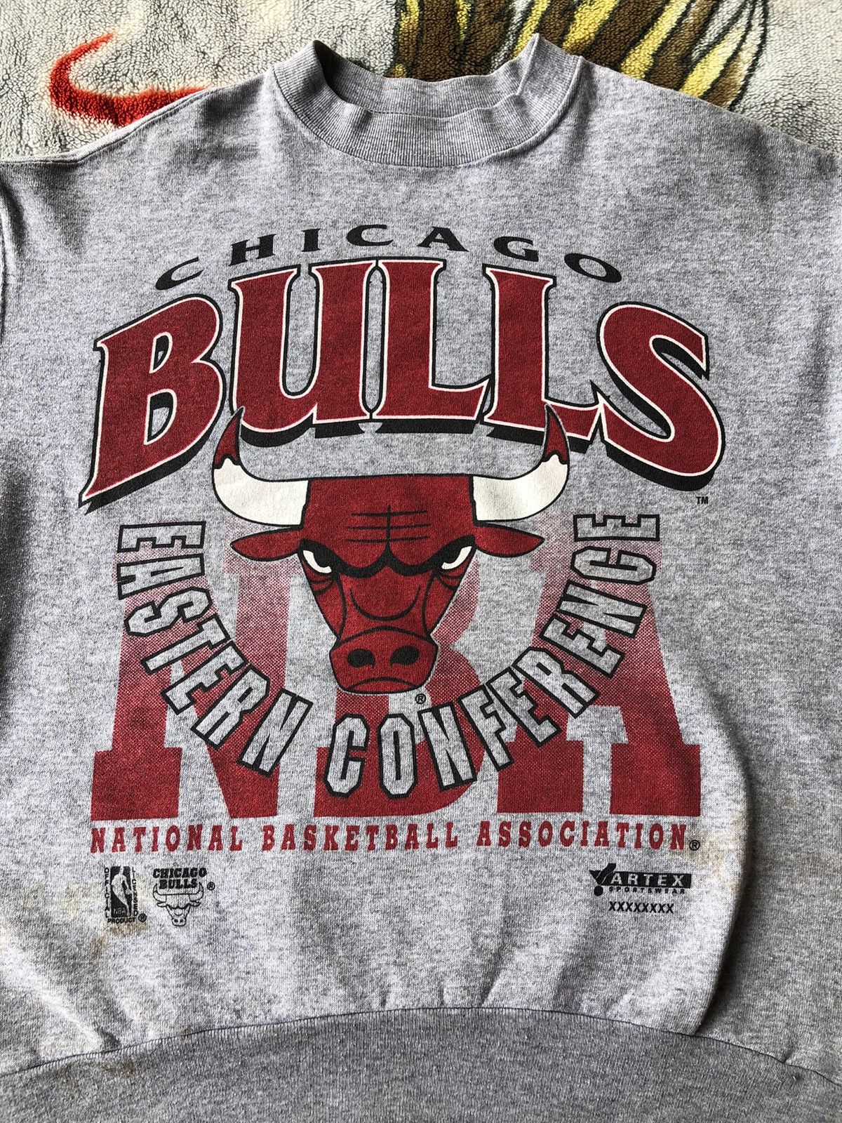 NBA × Vintage Vintage Chicago Bulls Sweatshirt Size US M / EU 48-50 / 2 - 9 Thumbnail