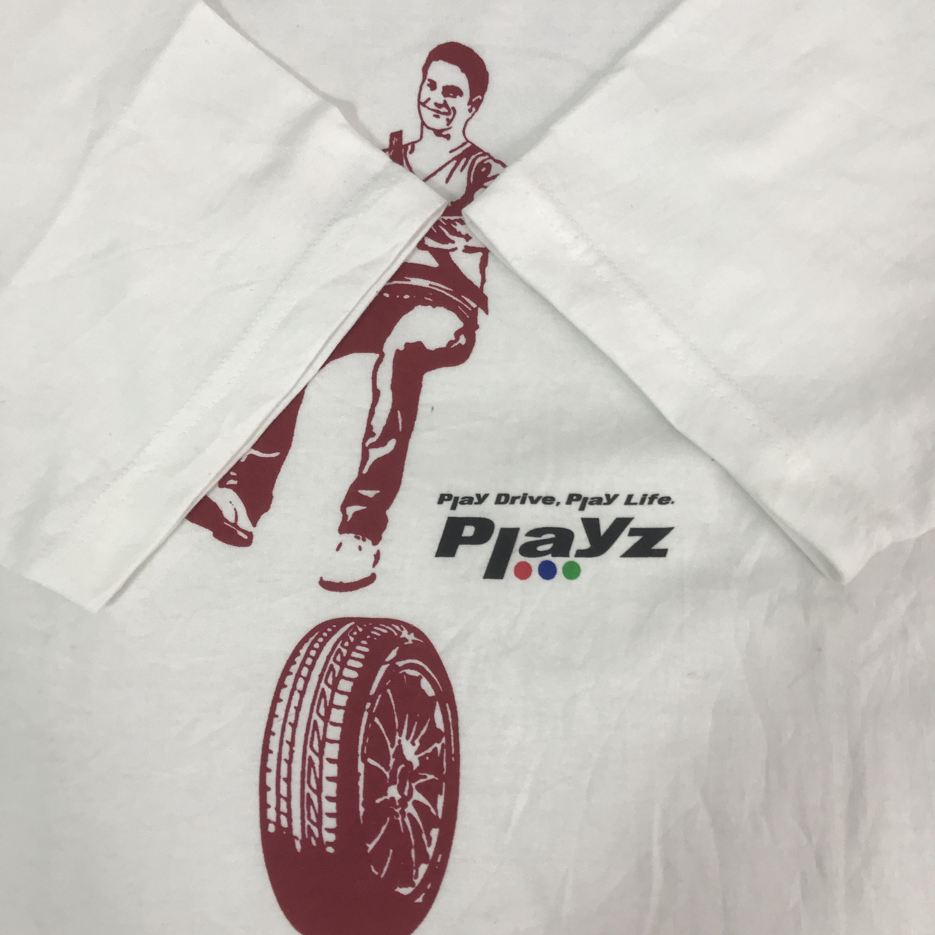 Japanese Brand Vintage Bridgestone tyre brand Japan T-Shirt K44B61 Size US M / EU 48-50 / 2 - 7 Thumbnail