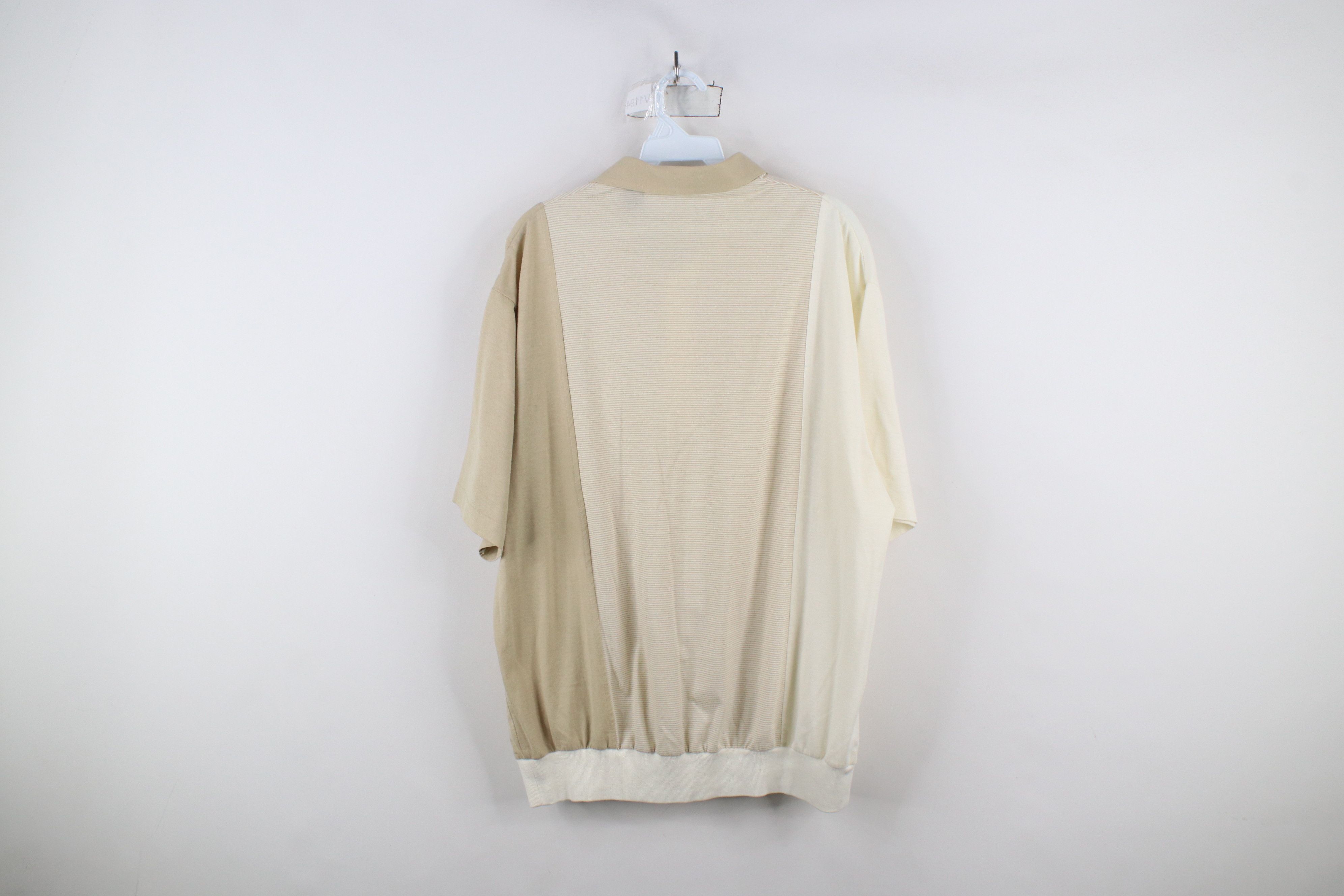 Vintage Vintage 90s Streetwear Block Collared Pullover Polo Shirt Size US XL / EU 56 / 4 - 9 Thumbnail