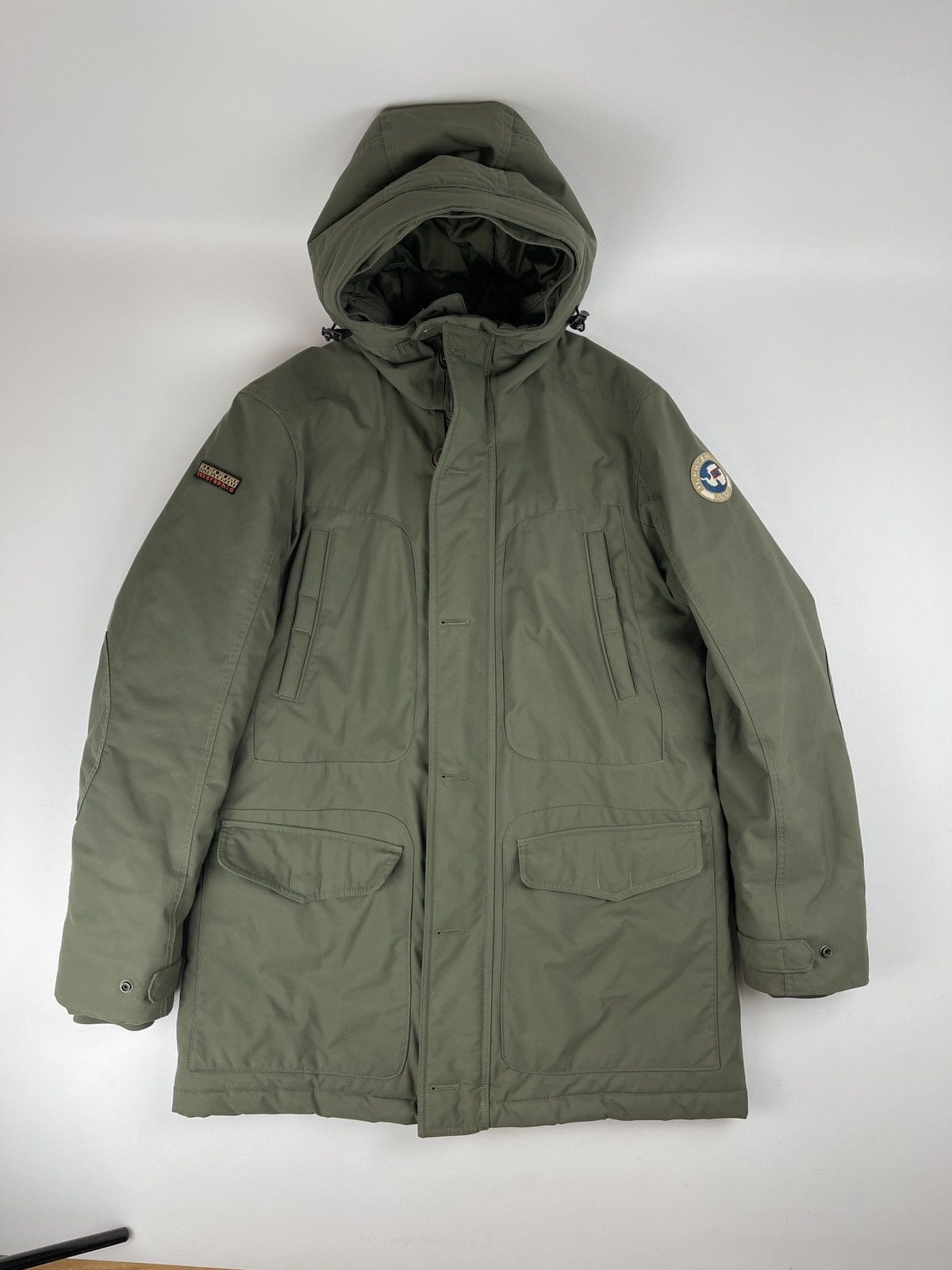 Napapijri jacket khaki hotsell