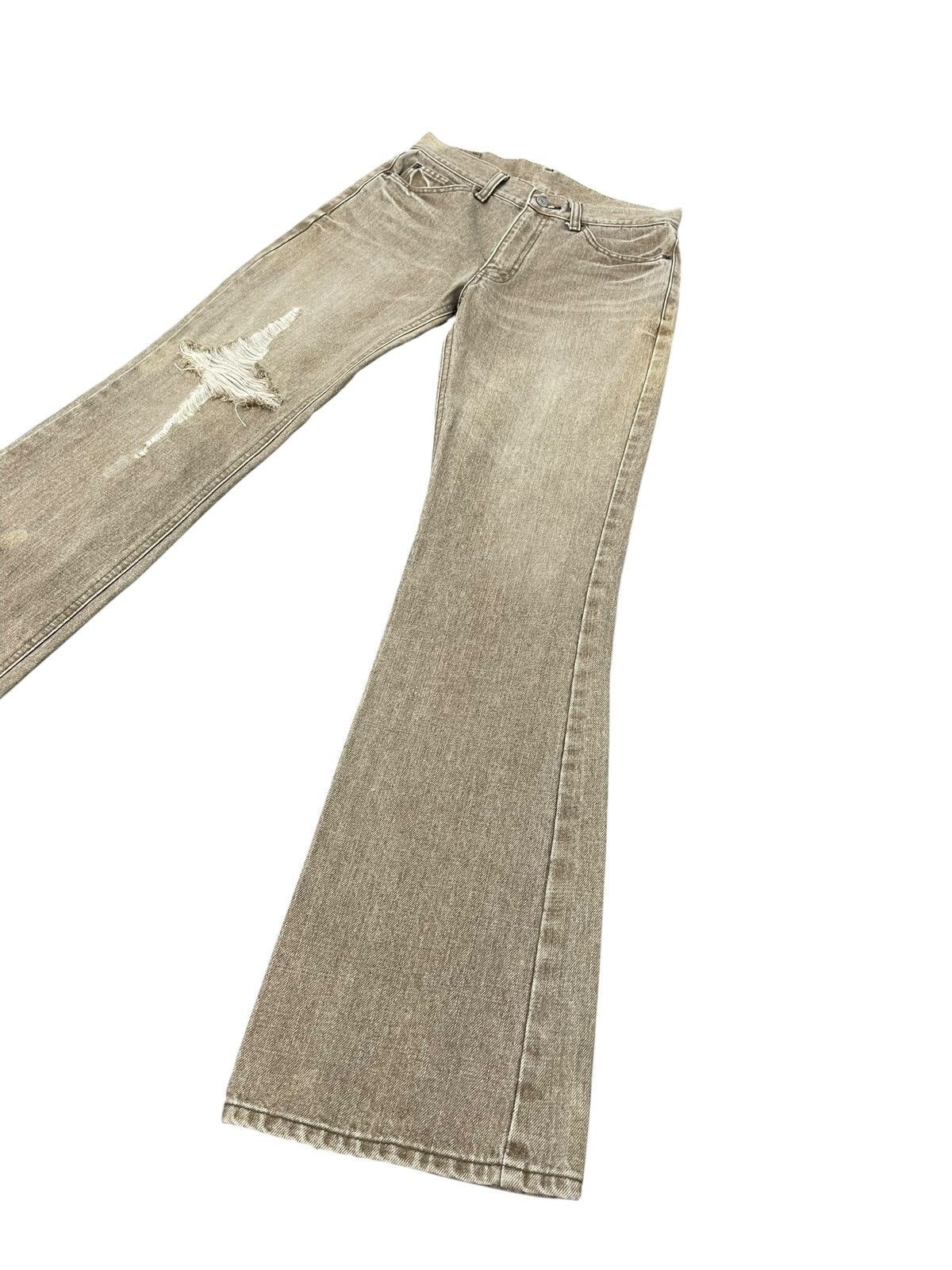 Le Grande Bleu (L.G.B.) Flare Jeans Vtg Bobson Japan Faded Distress Boot Cut Size US 29 - 3 Thumbnail