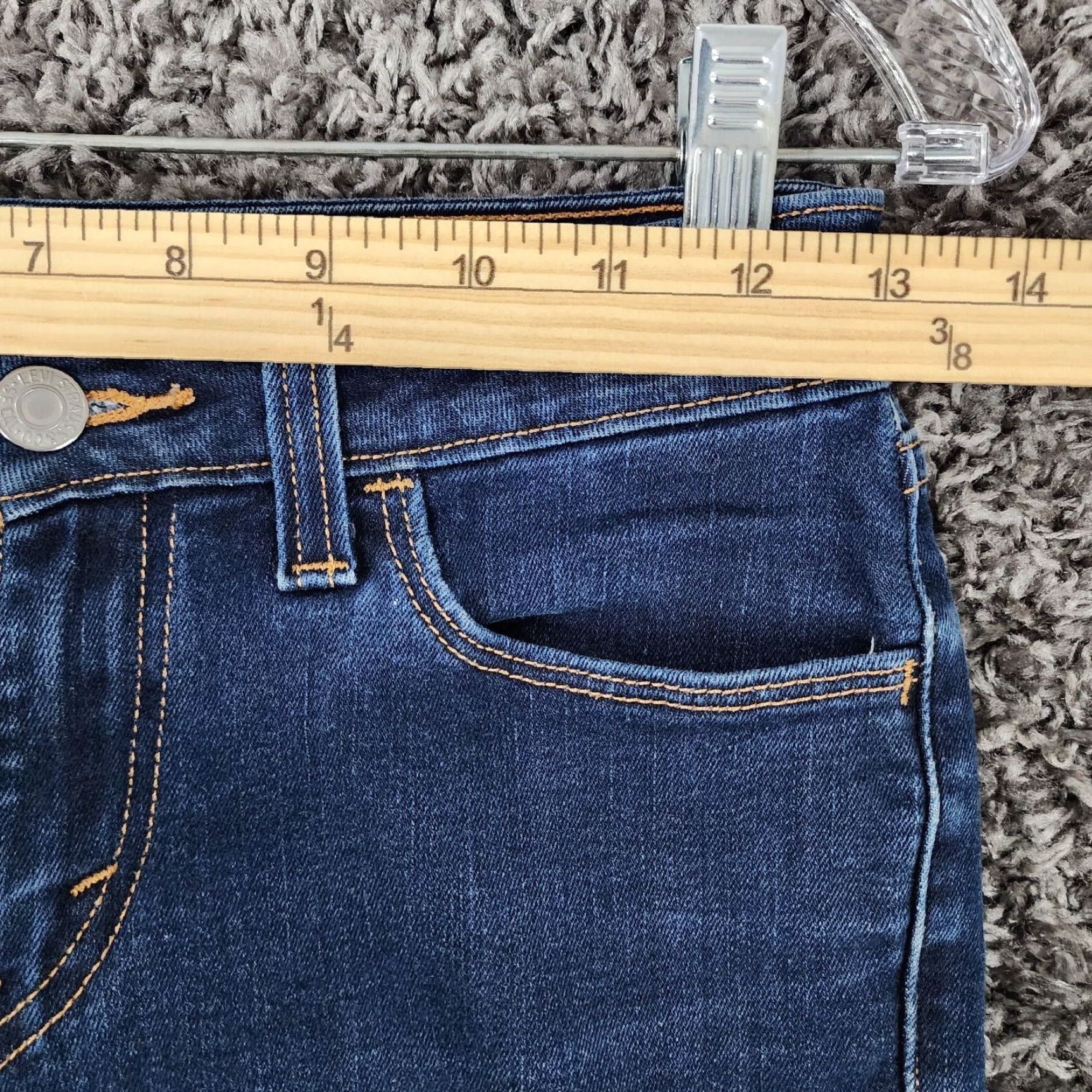 Levi's LEVI'S VINTAGE 535 Distressed Super Skinny Jeans Women Size 26 Blue Size 26" / US 2 / IT 38 - 4 Thumbnail