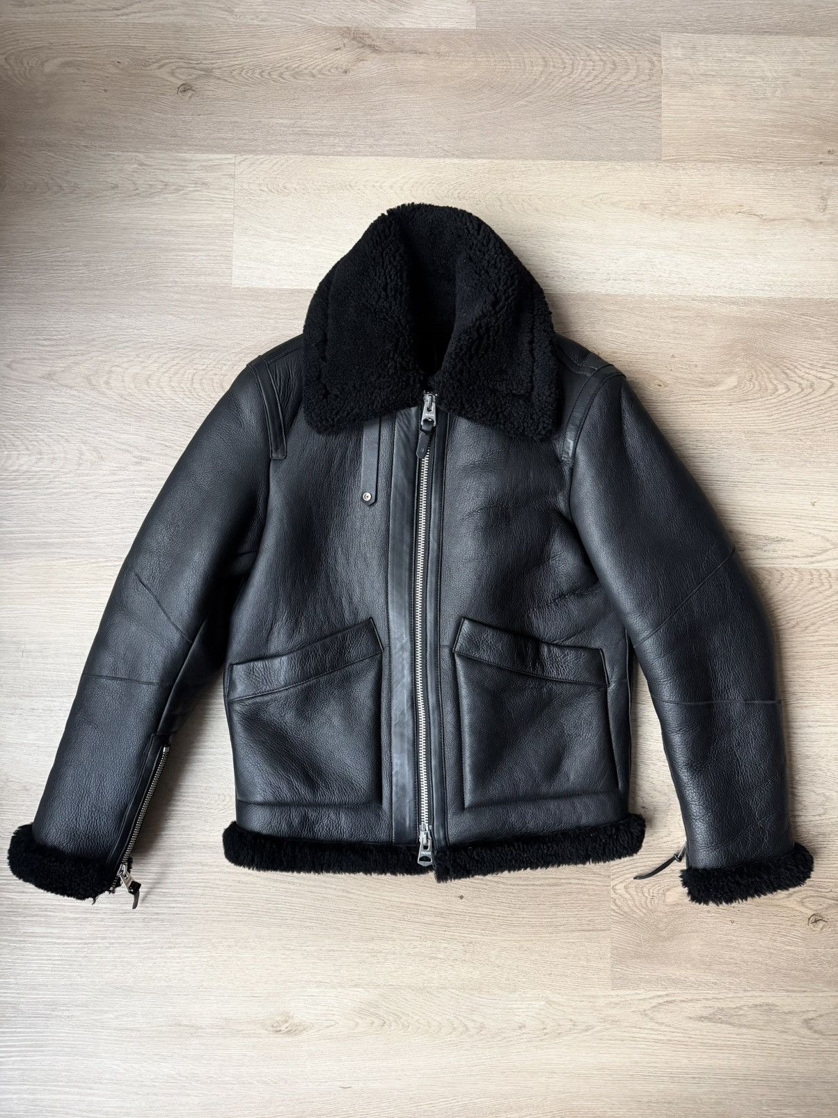 Mackage Mackage Kristian Black Sheepskin Shearling Coat Size US S / EU 44-46 / 1 - 1 Thumbnail