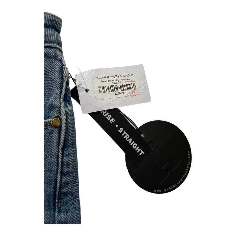 Designer Articles Of Society l NWT Rene Jeans Size 26 Size 26" / US 2 / IT 38 - 8 Thumbnail