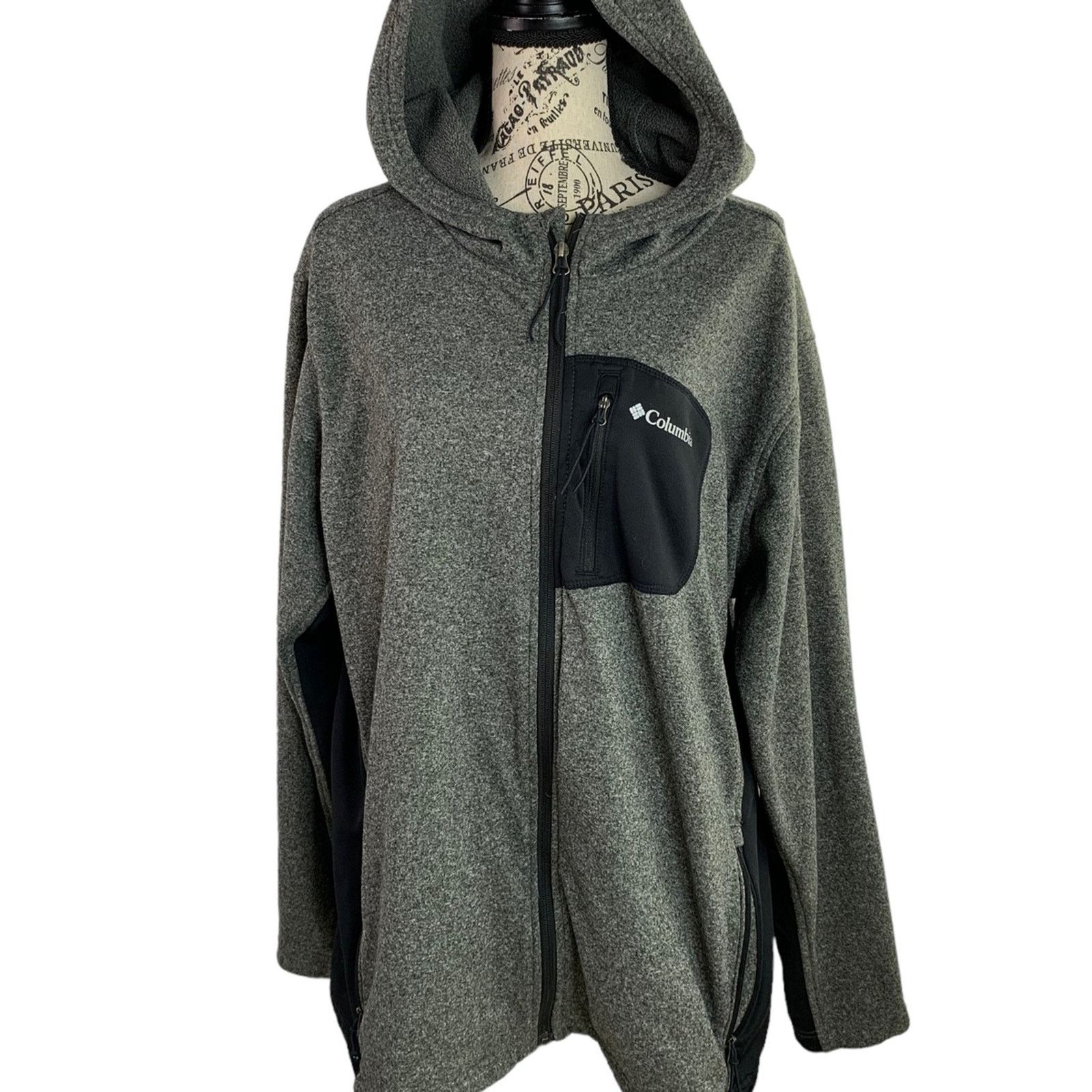 Columbia Columbia Men's Hoodie Zip Front Zip Pockets Polyester XL Size US XL / EU 56 / 4 - 1 Thumbnail