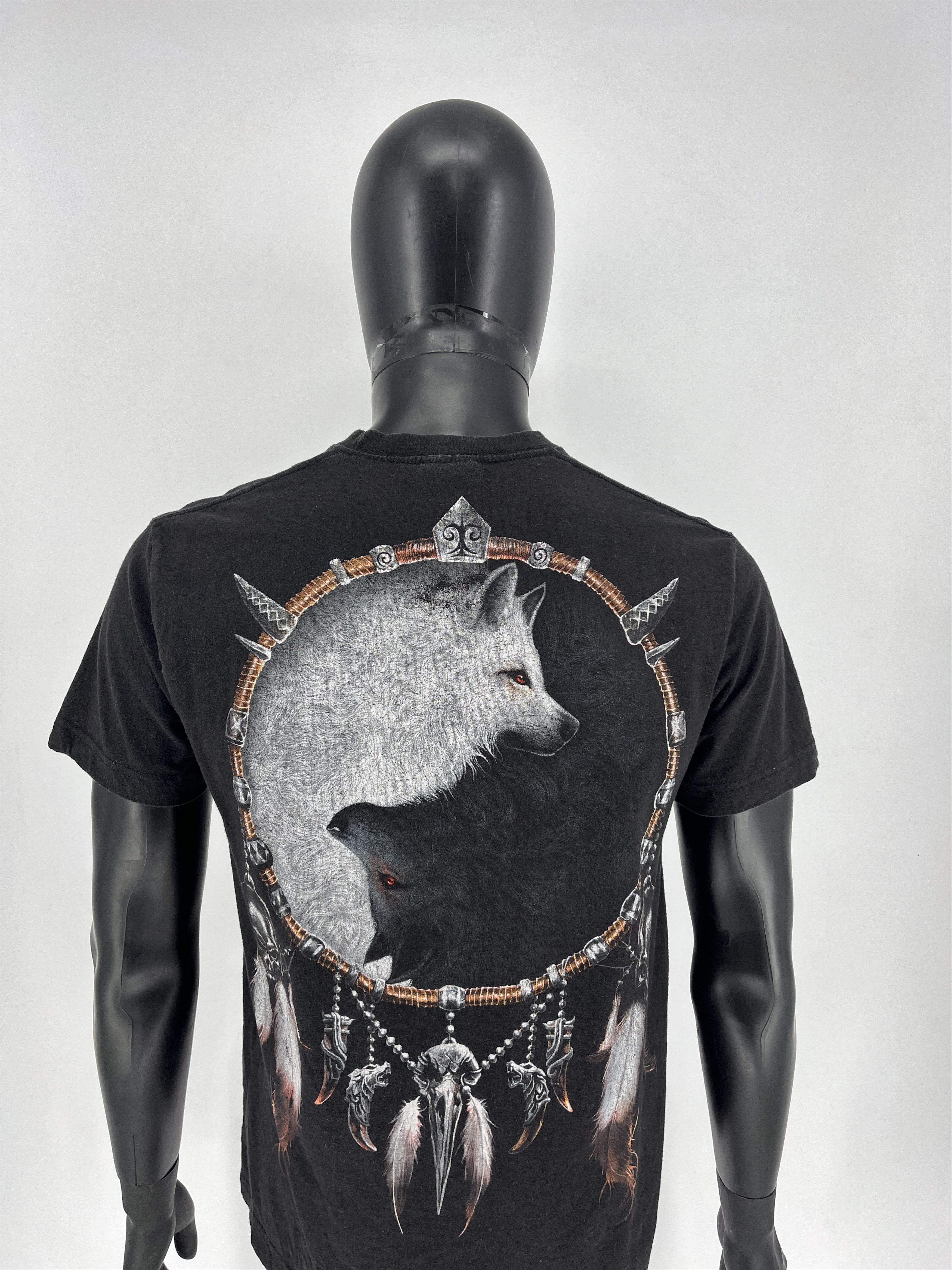 Band Tees Vintage 90s Wolf Face Boxy Fit Tee Toys Rock Spiral Size M Size US M / EU 48-50 / 2 - 9 Thumbnail