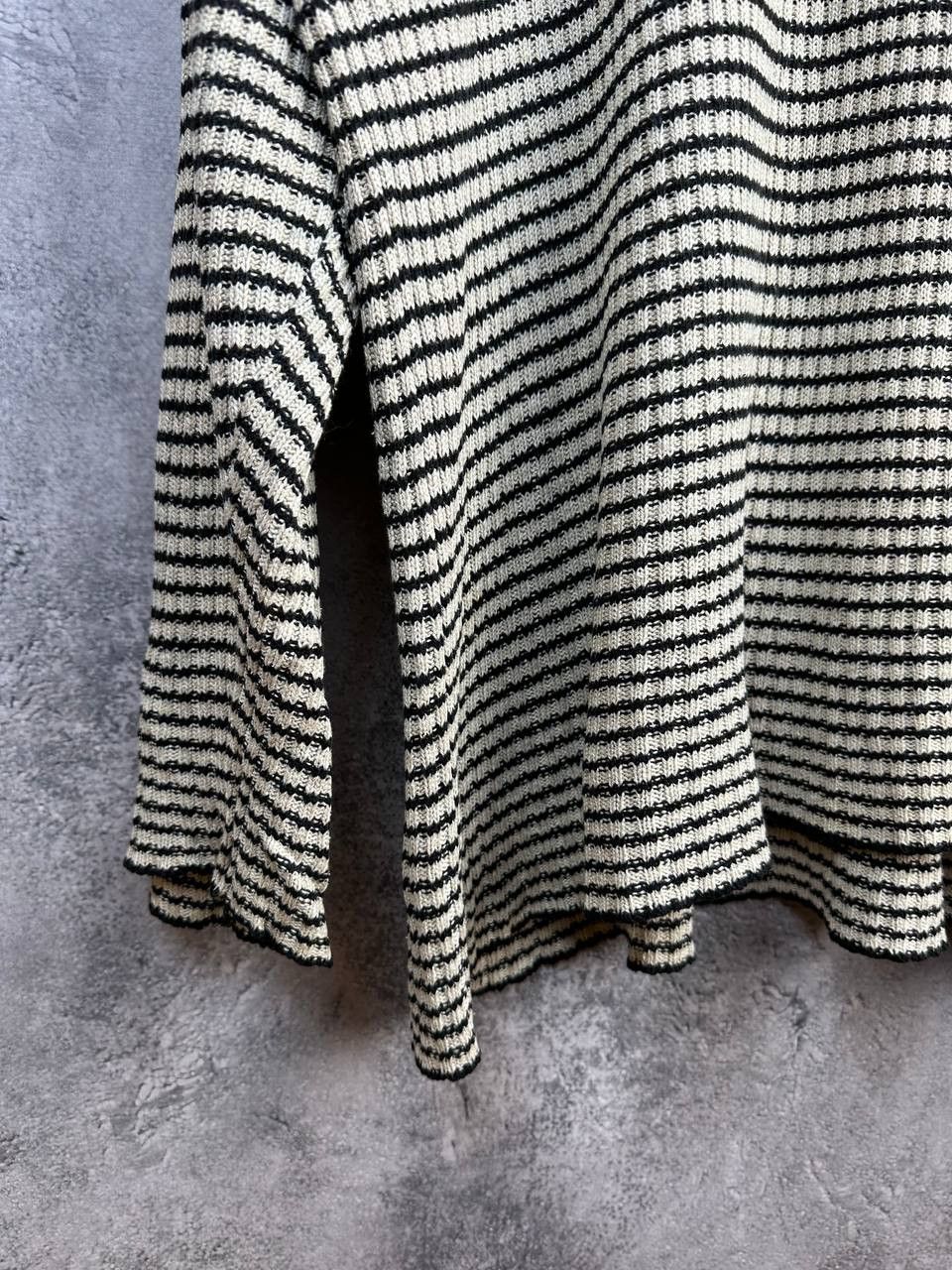JOSEPH HOMME Joseph Homme Tricot Linen Silk VTG Knit Sweater Stripe Size US XL / EU 56 / 4 - 6 Thumbnail