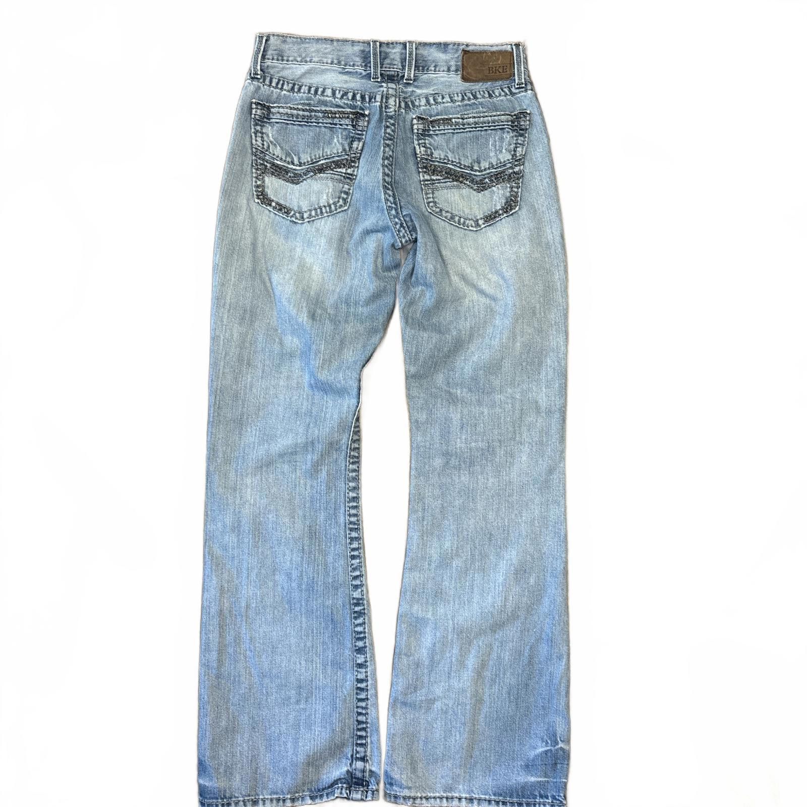 BKE y2k distressed low waisted BKE jeans Size 29" - 2 Thumbnail