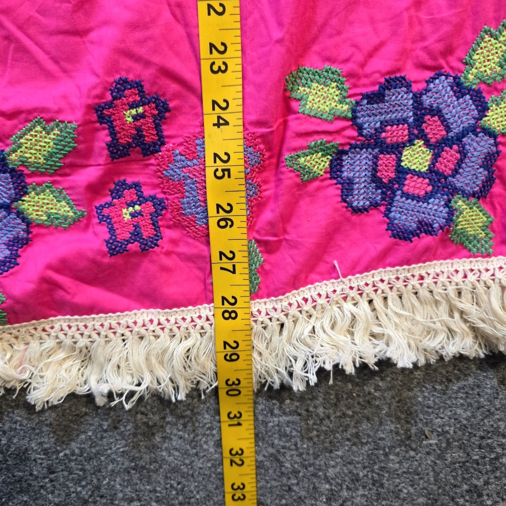Pinko Velzera Dress Women Size Small Pink Embroidered Fringe Off Shoulder Beach Casual - Womens Fashion Size S / US 4 / IT 40 - 7 Thumbnail