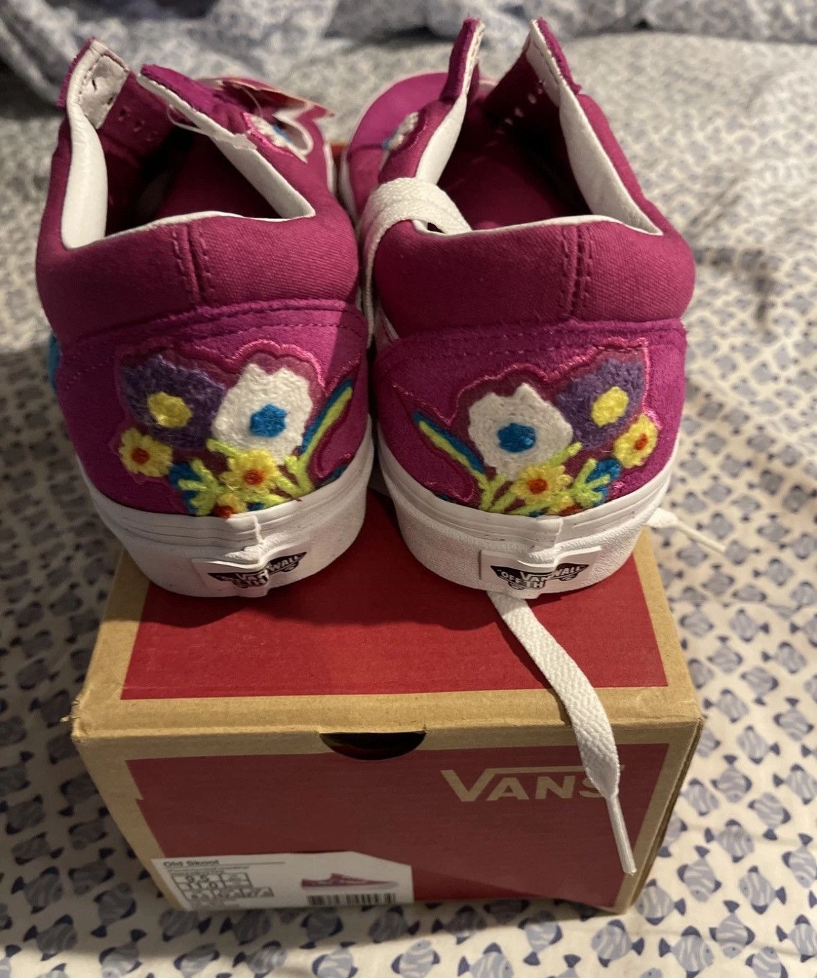 Vans Vans old skool embroidery flower size 9.5 Size US 9.5 / EU 42-43 - 3 Thumbnail