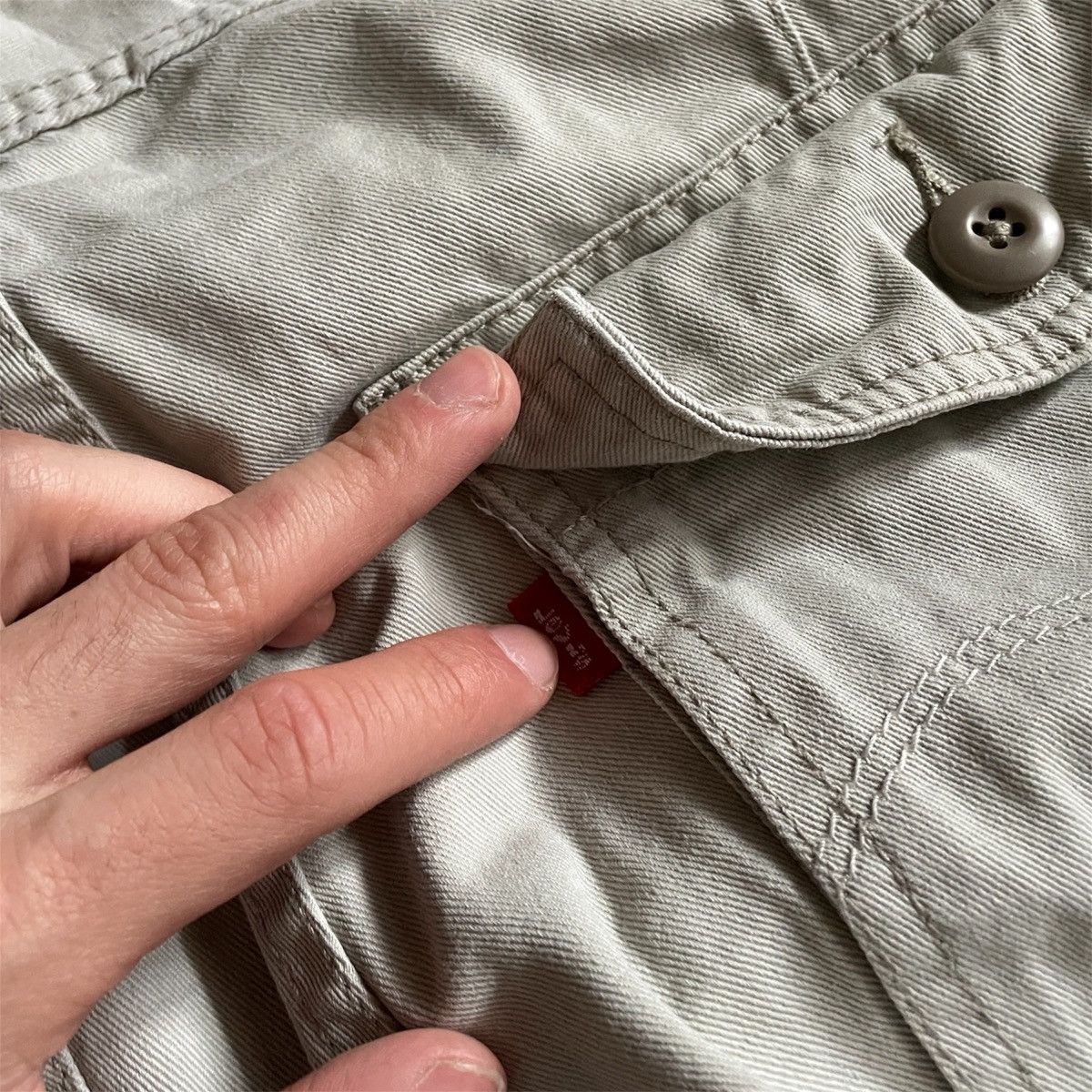 Levi's × Vintage Crazy Vintage Levi’s Cargo Pants Baggy Wide Leg Skater Size US 32 / EU 48 - 4 Thumbnail
