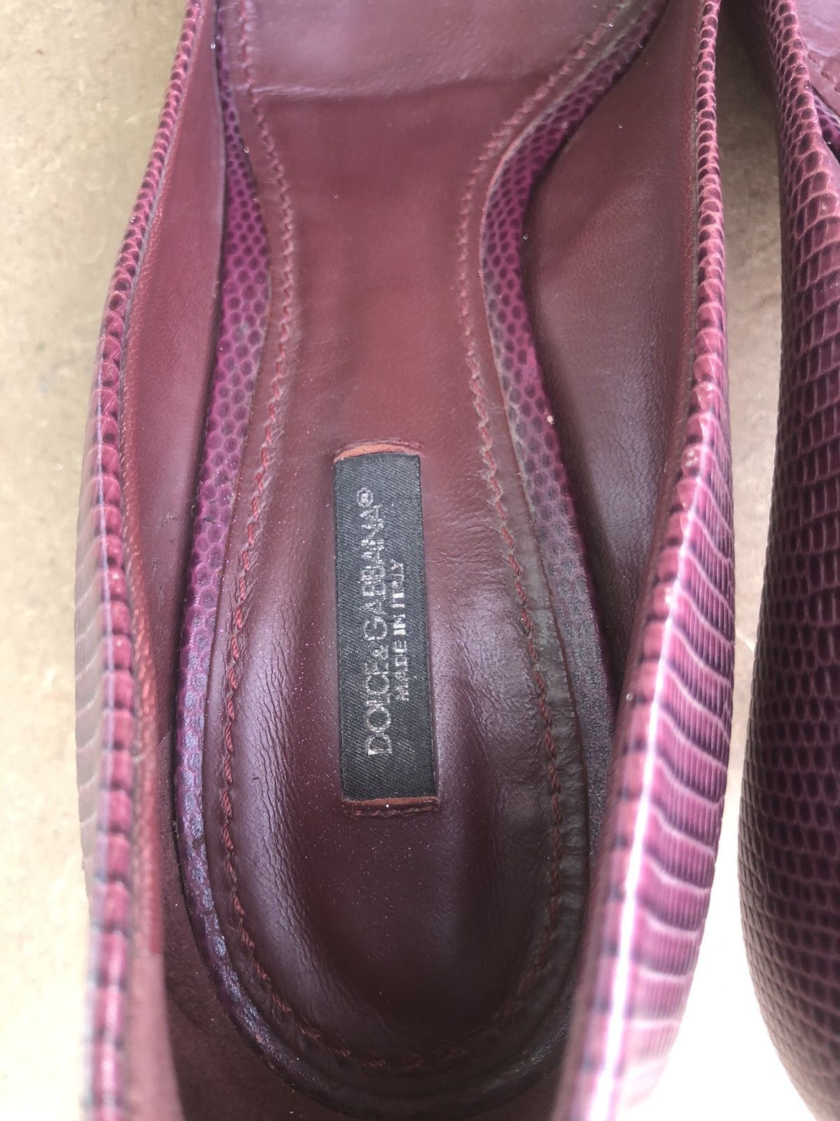 Dolce & Gabbana Dolce & Gabana Purple Leather Women’s Heels Size 40 Size US 9 / IT 39 - 7 Thumbnail