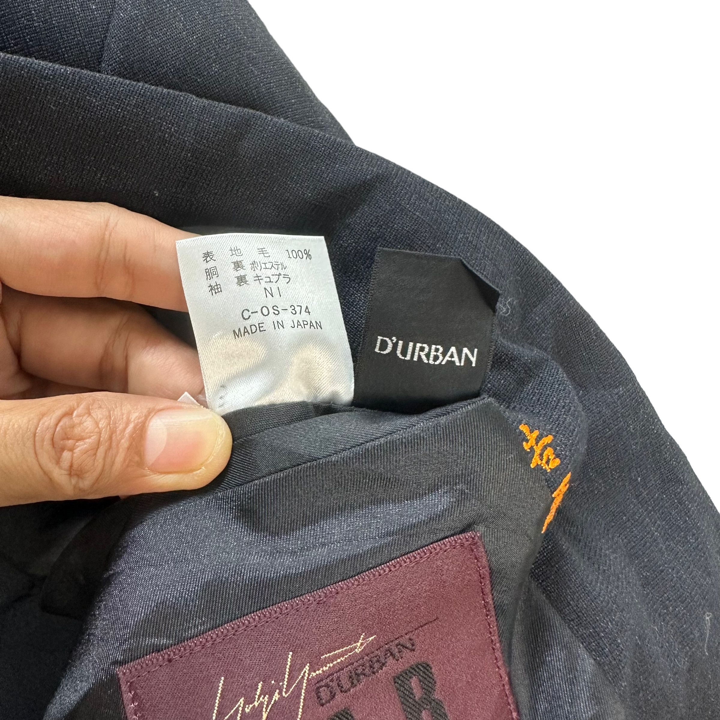 Yohji Yamamoto D'URBAN YOHJI YAMAMOTO SUIT JACKET BLAZERS #7995-71 Size US M / EU 48-50 / 2 - 13 Thumbnail