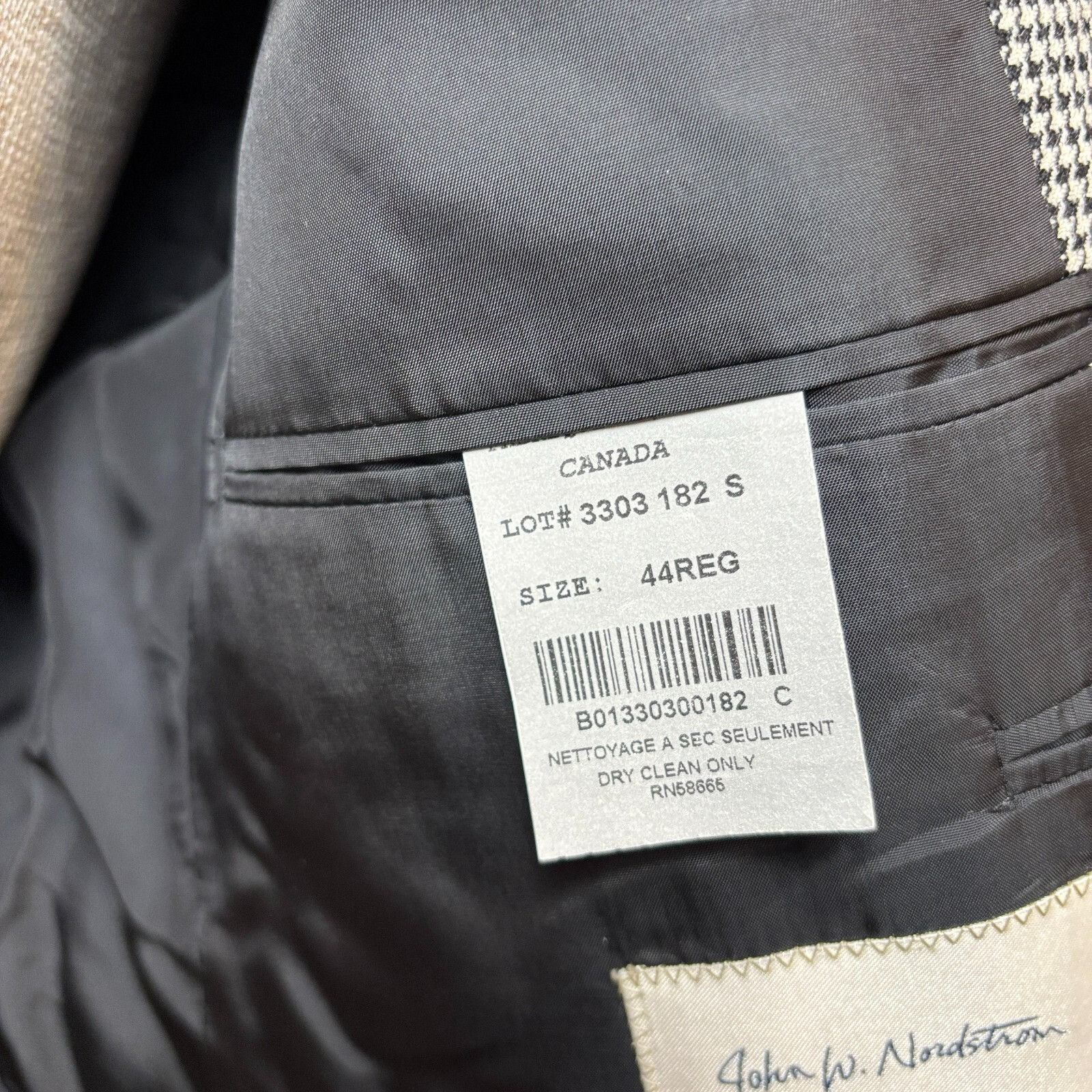 Nordstrom John W. Nordstrom Blazer Sz 44R Loro Piana Italy Cashmere Fl Size 44R - 8 Thumbnail