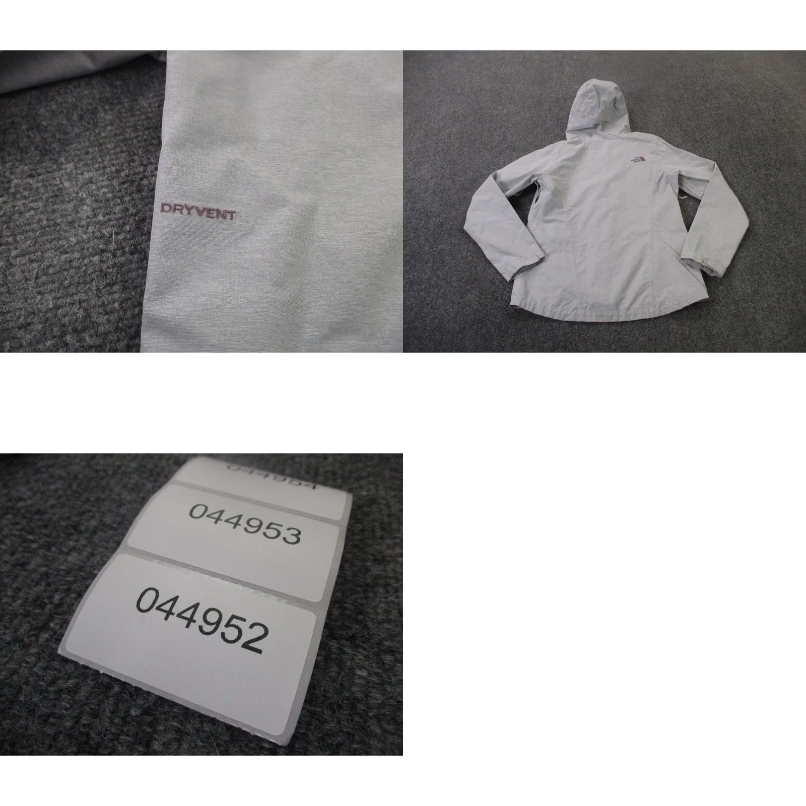 The North Face The North Face Jacket Women S Gray Dryvent Outdoor Windbreaker Mid-Length Zip Hooded Pockets Water Resistant Lined Fall Winter Regular Mens Girls Size S / US 4 / IT 40 - 8 Thumbnail