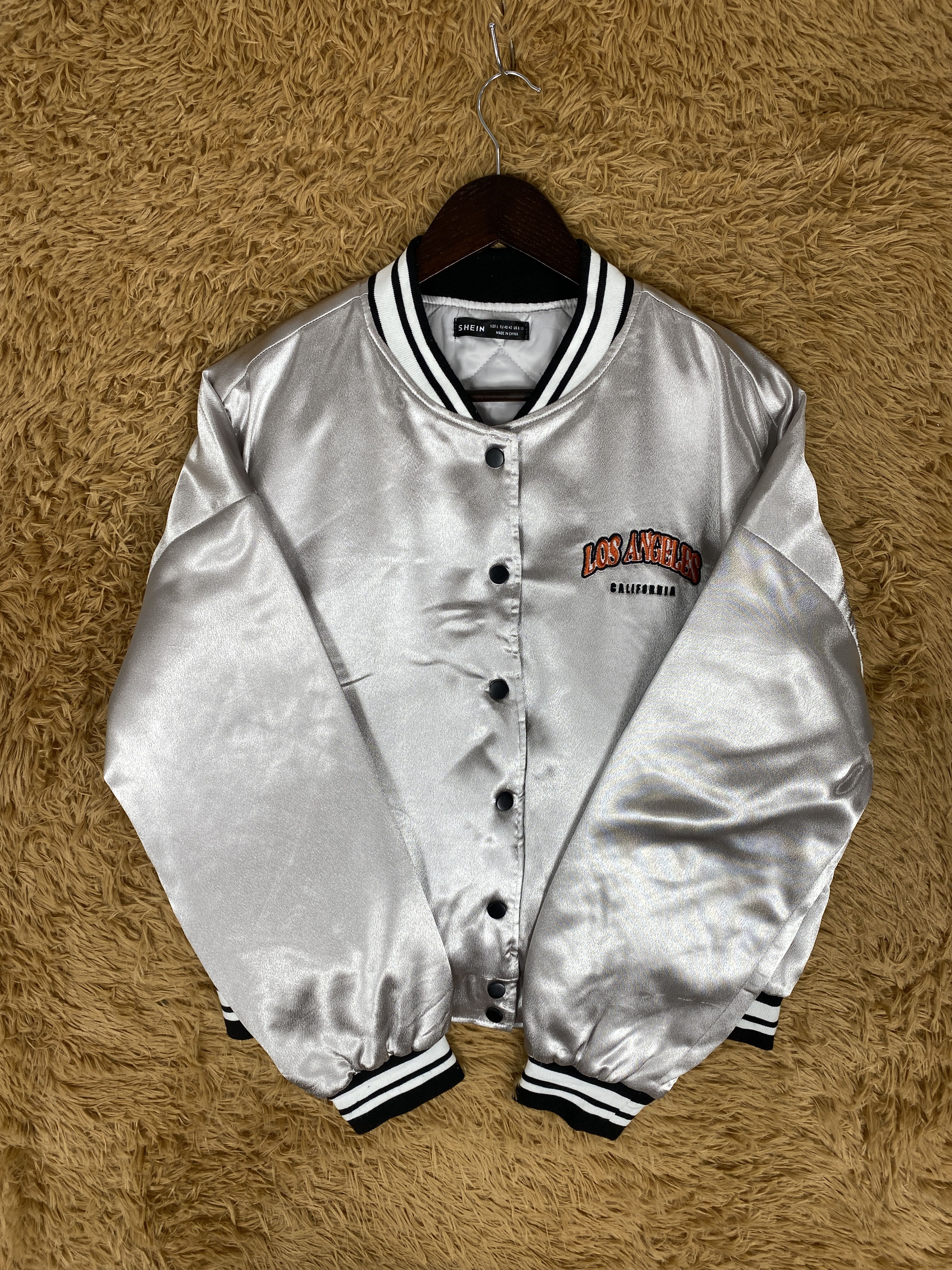 Shein Shein Los Angeles Quilted Lining Varsity Jacket J2294 Size US M / EU 48-50 / 2 - 4 Thumbnail