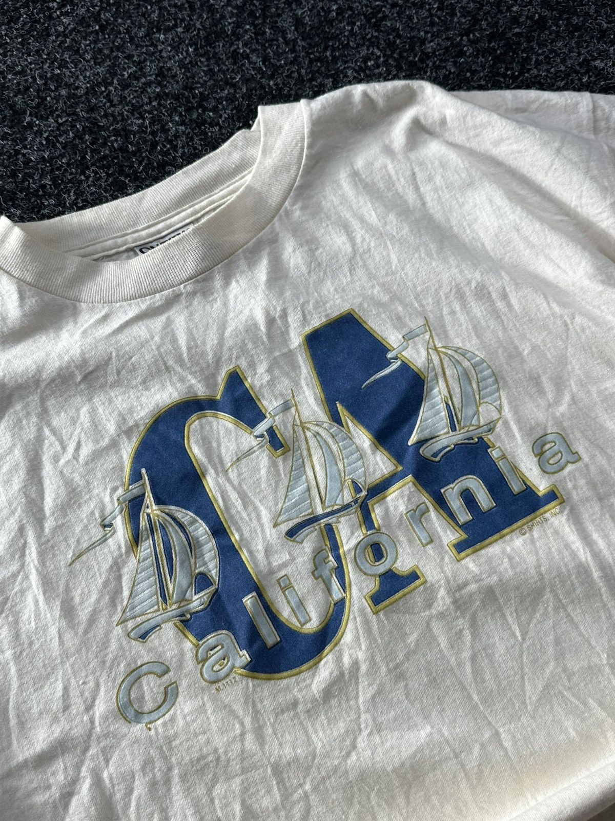 Vintage 🚨Rare Vintage CALIFORNIA SINGLE STITCH America USA Tee Shirt Size US XL / EU 56 / 4 - 5 Thumbnail