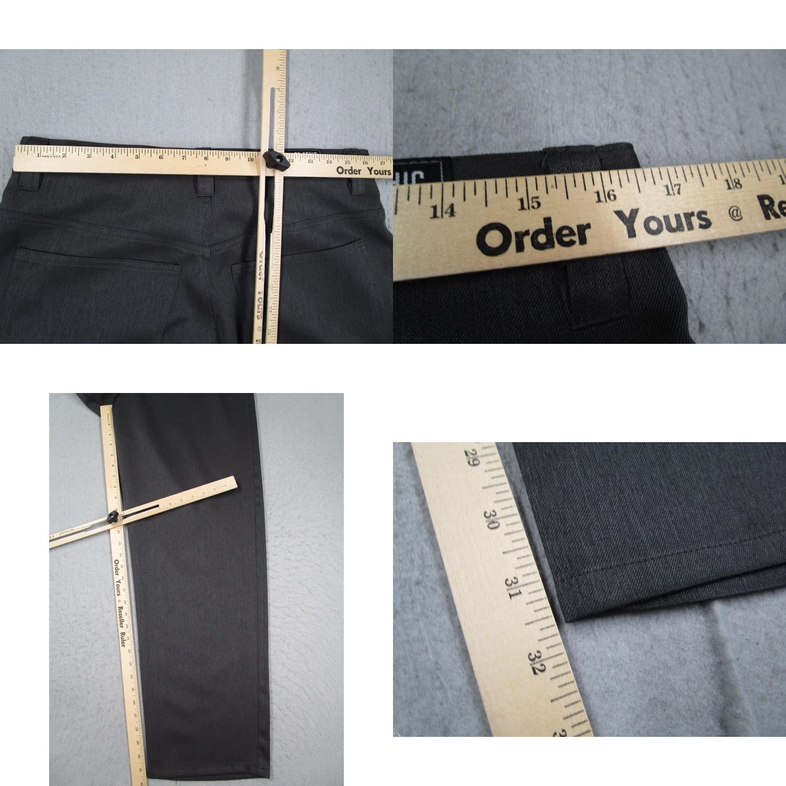 Vintage BC Ethic Pants Mens 34 Polyester EZ Fit Smooth Custom Fit 5 Pocket Made USA Shirt Size US 34 / EU 50 - 8 Thumbnail