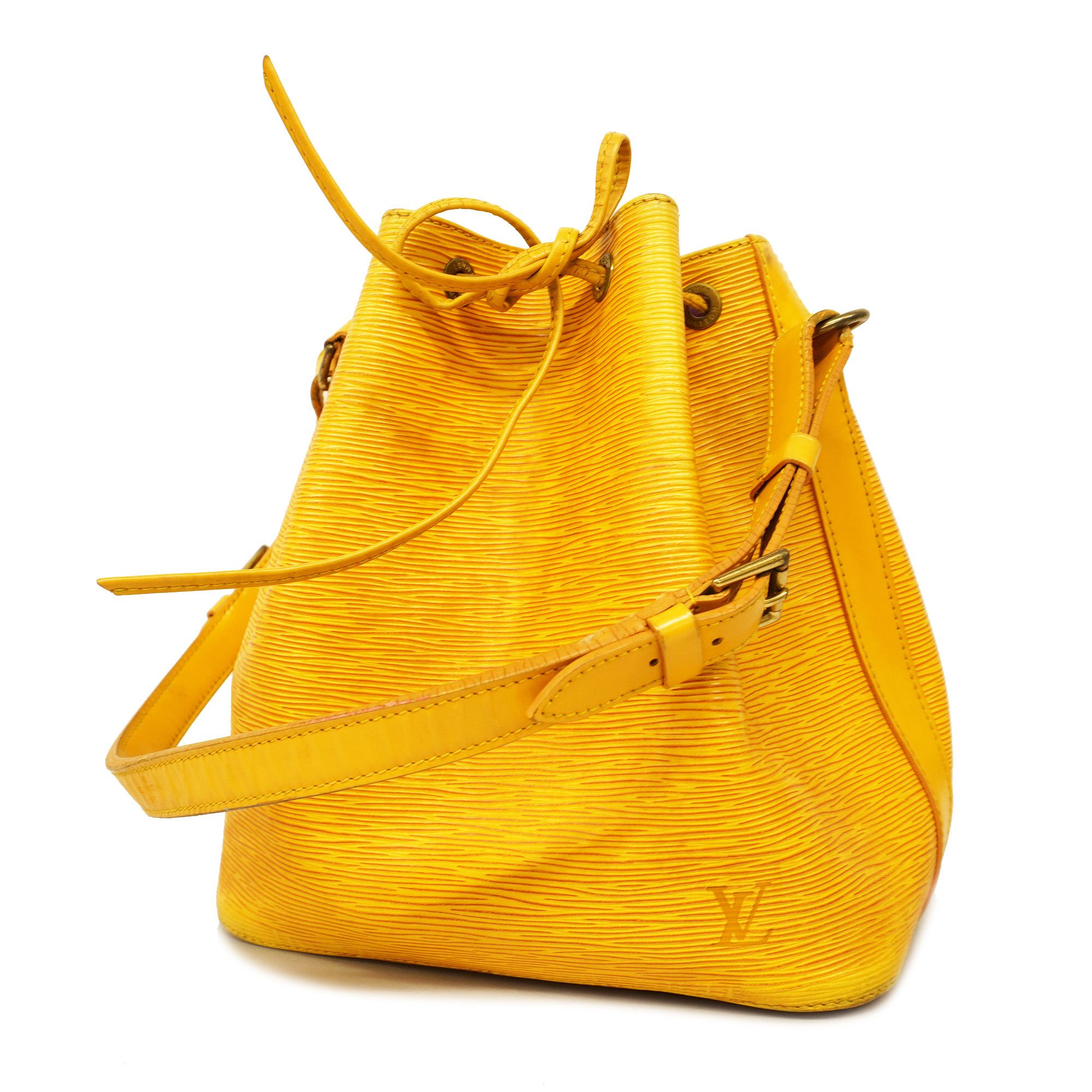 LOUIS VUITTON Louis Vuitton Petit Noe Shoulder Bag Epi Kenya Brown M44103  A21901