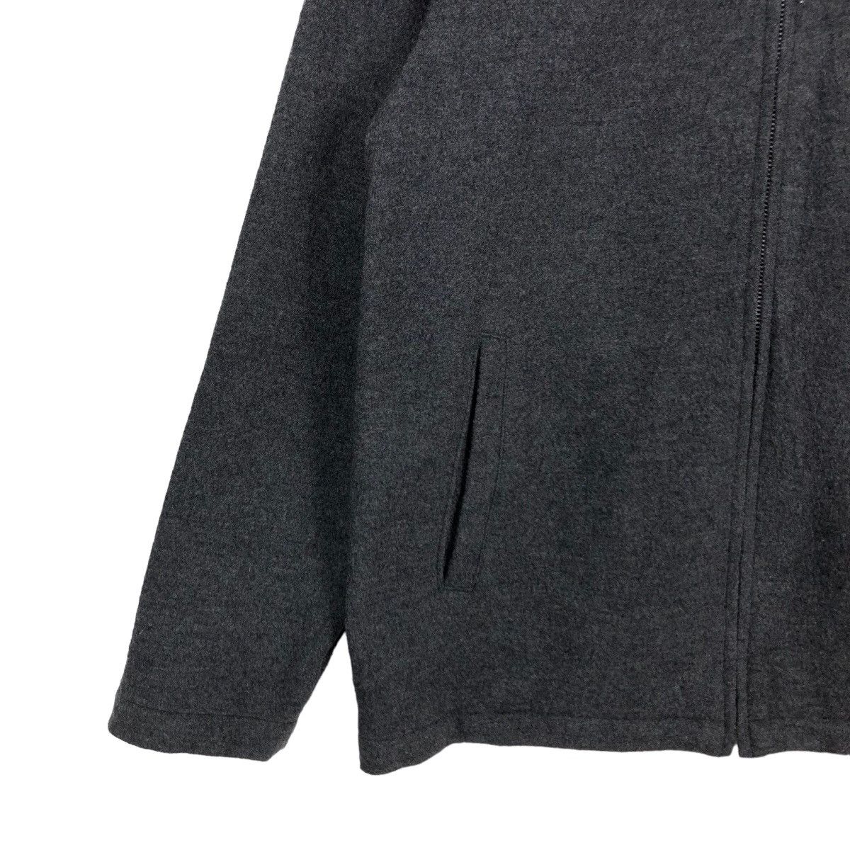 Issey Miyake 🔥Rich Grey - Vintage Wool Work Zipper Jacket Zephyr Japan Size US L / EU 52-54 / 3 - 3 Thumbnail
