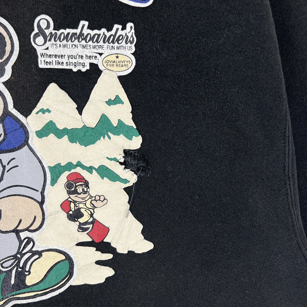 Vintage 🔥 VINTAGE JOVIAL VIVFV5 SNOWBOARDS SWEATSHIRT MADE IN USA Size US L / EU 52-54 / 3 - 10 Thumbnail